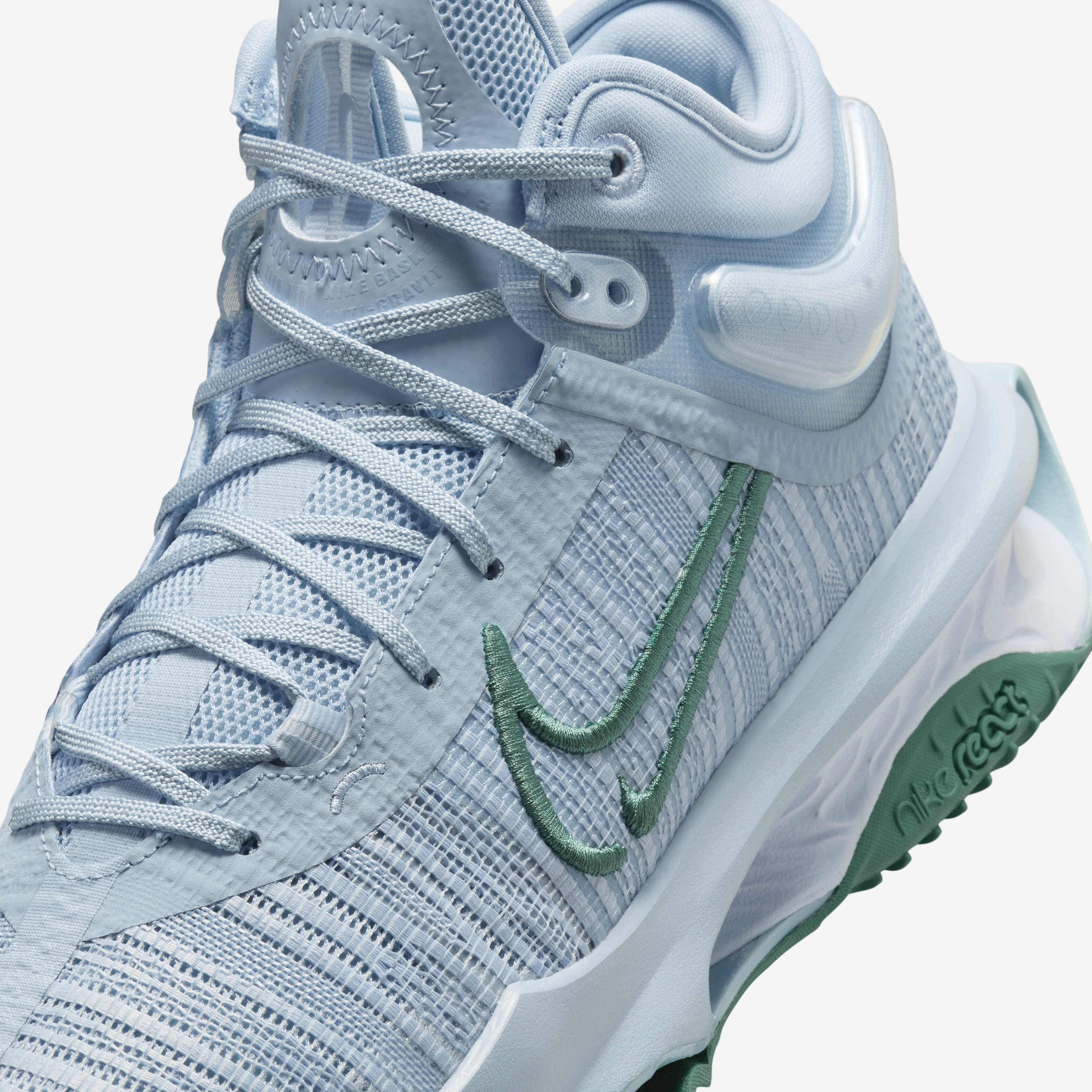 Blue nike basketball sneakers store