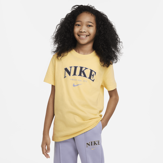 Orange nike shirt kids store