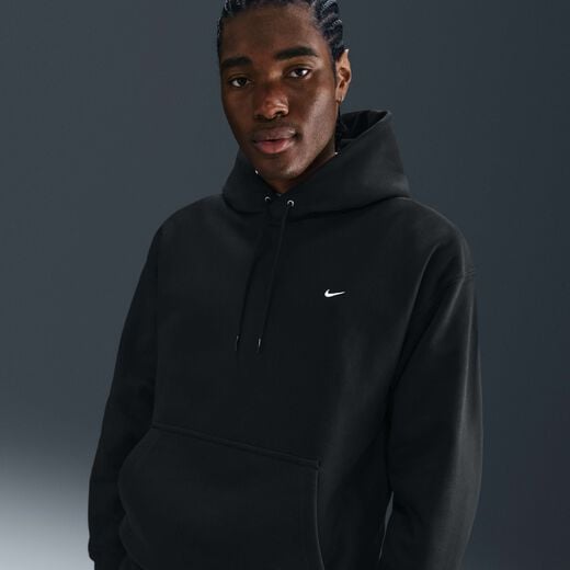 Men's Hoodies-Nike, Nike Solo Swoosh, Men's Pullover Hoodie Men's Hoodies-Nike, Nike Solo Swoosh, Men's Pullover Hoodie
