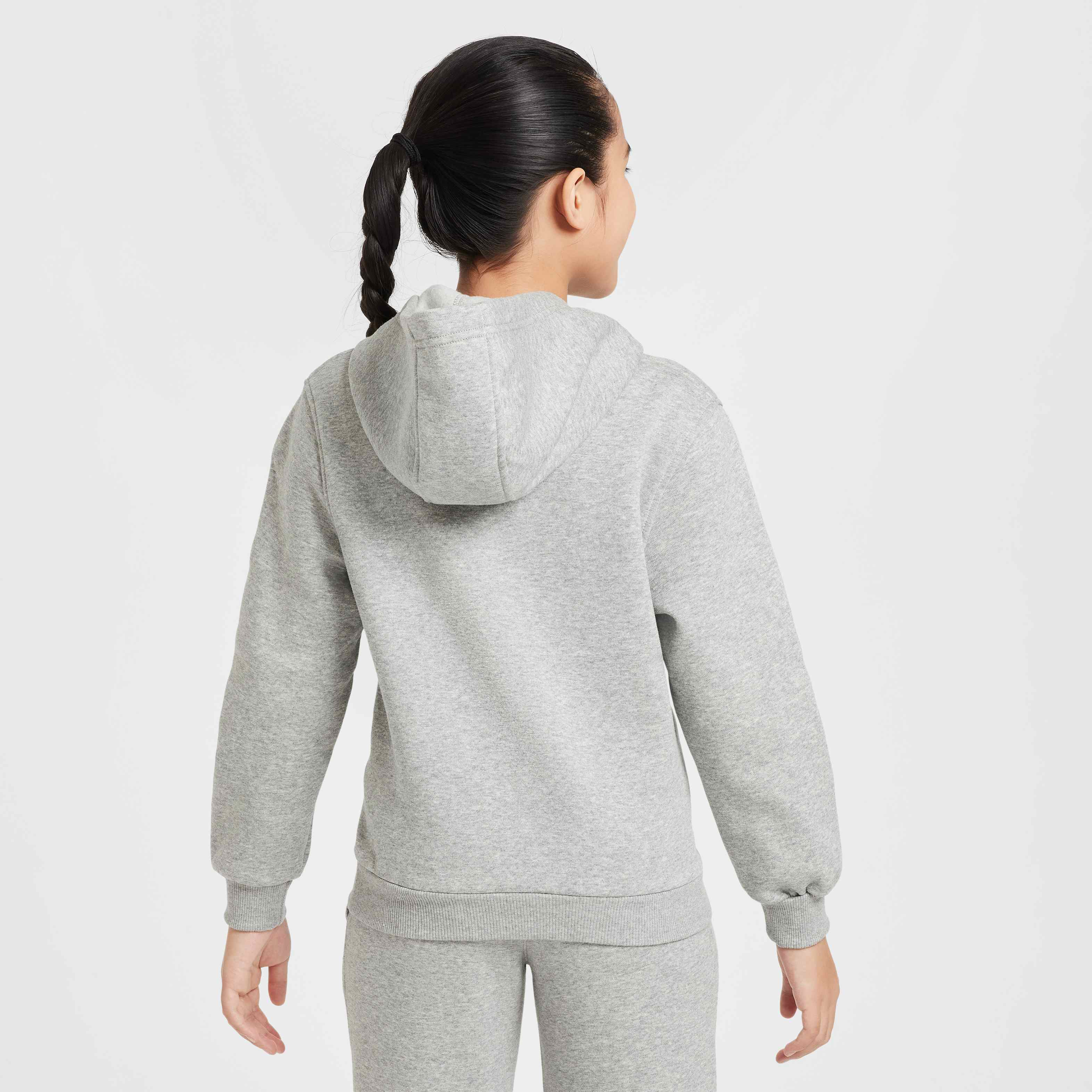 Buy Nike Sportswear Club Fleece Older Kids' Hoodie - Dark Grey Heather ...