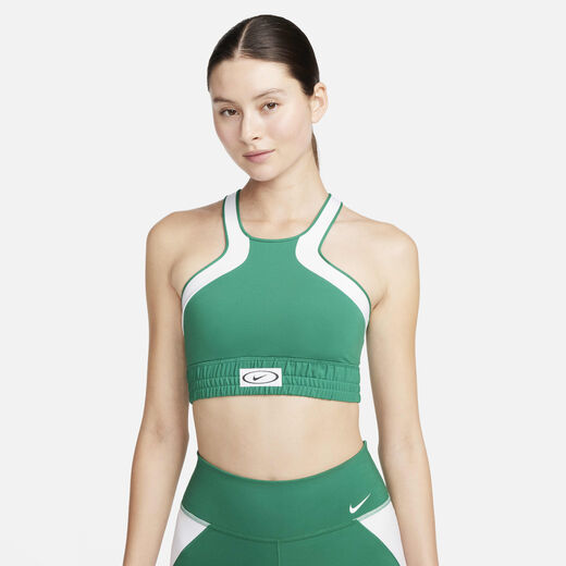 Sports Bras-Nike, Nike High-Neck, Women's Medium-Support Lightly Lined Colour-Block Sports Bra