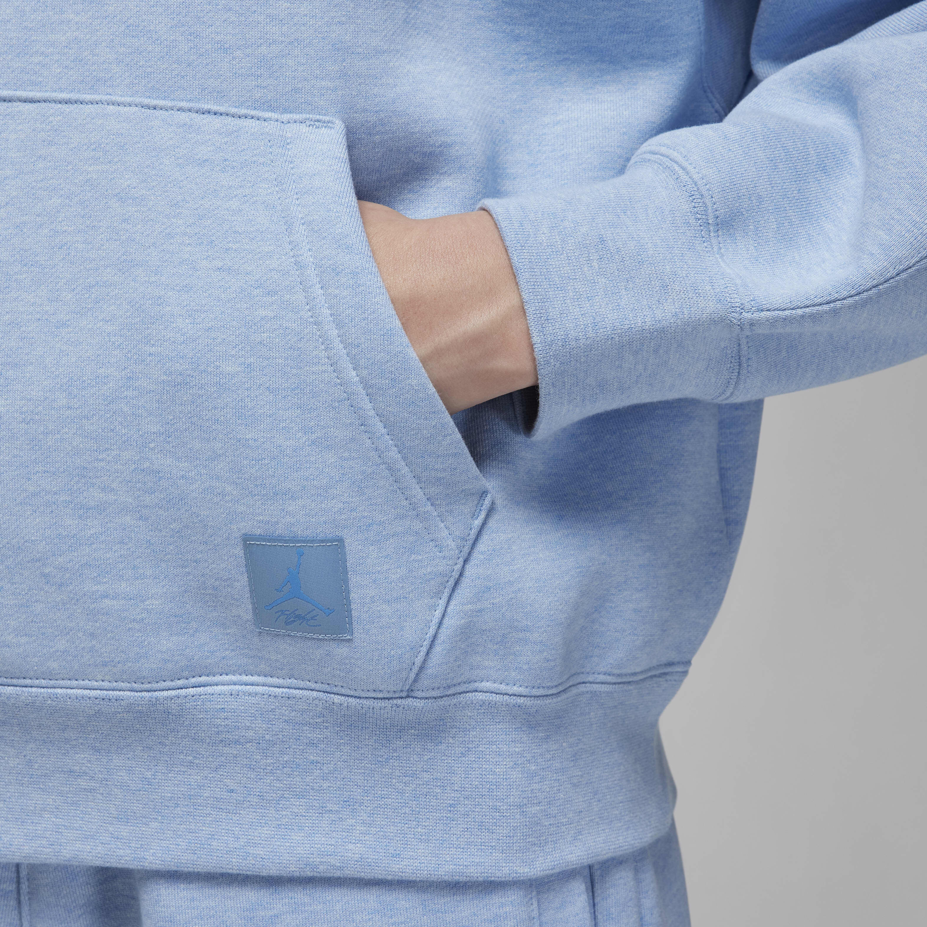 Buy Jordan Flight Fleece Women's Quarter-Zip Top - Blue Grey