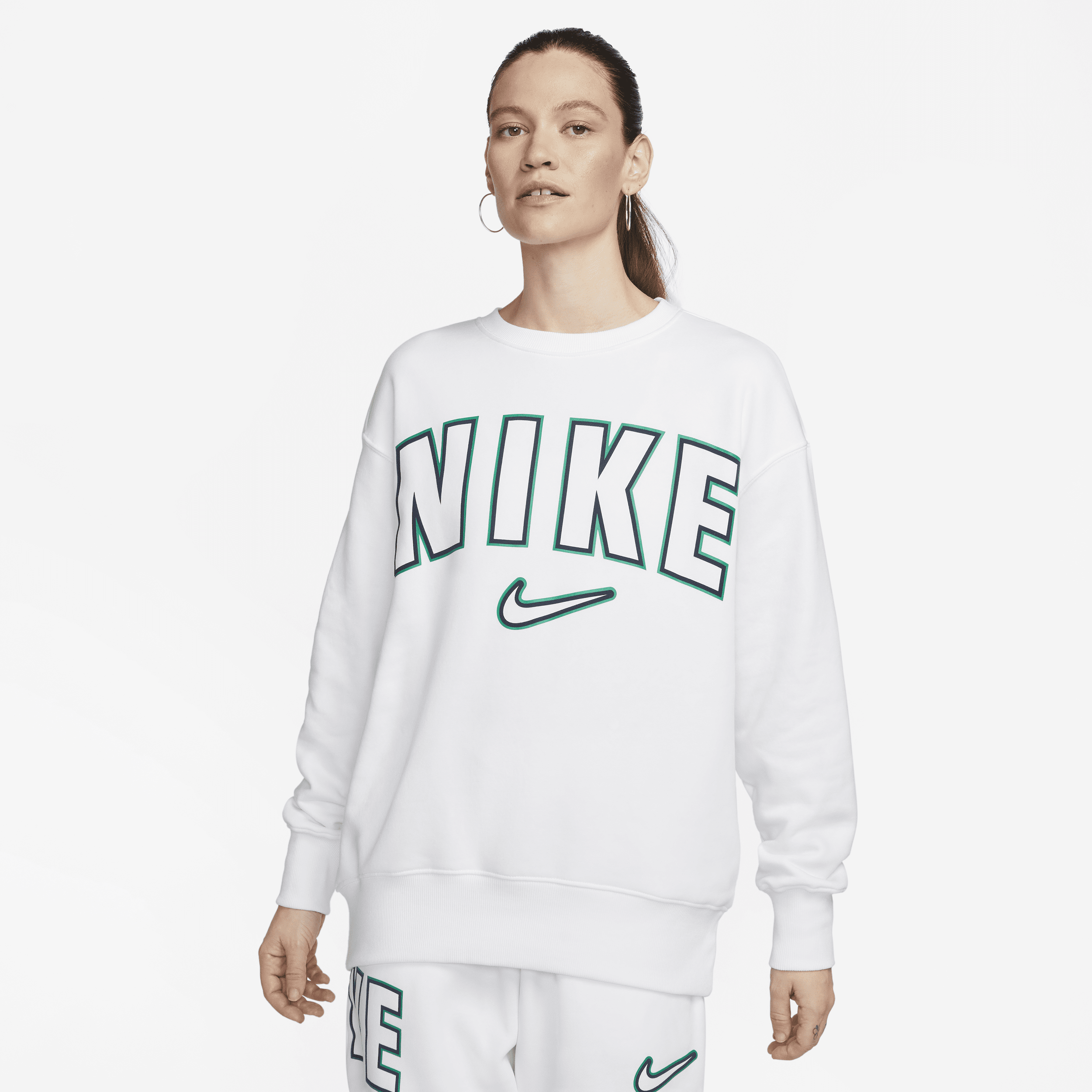 Women's nike vintage crew top online