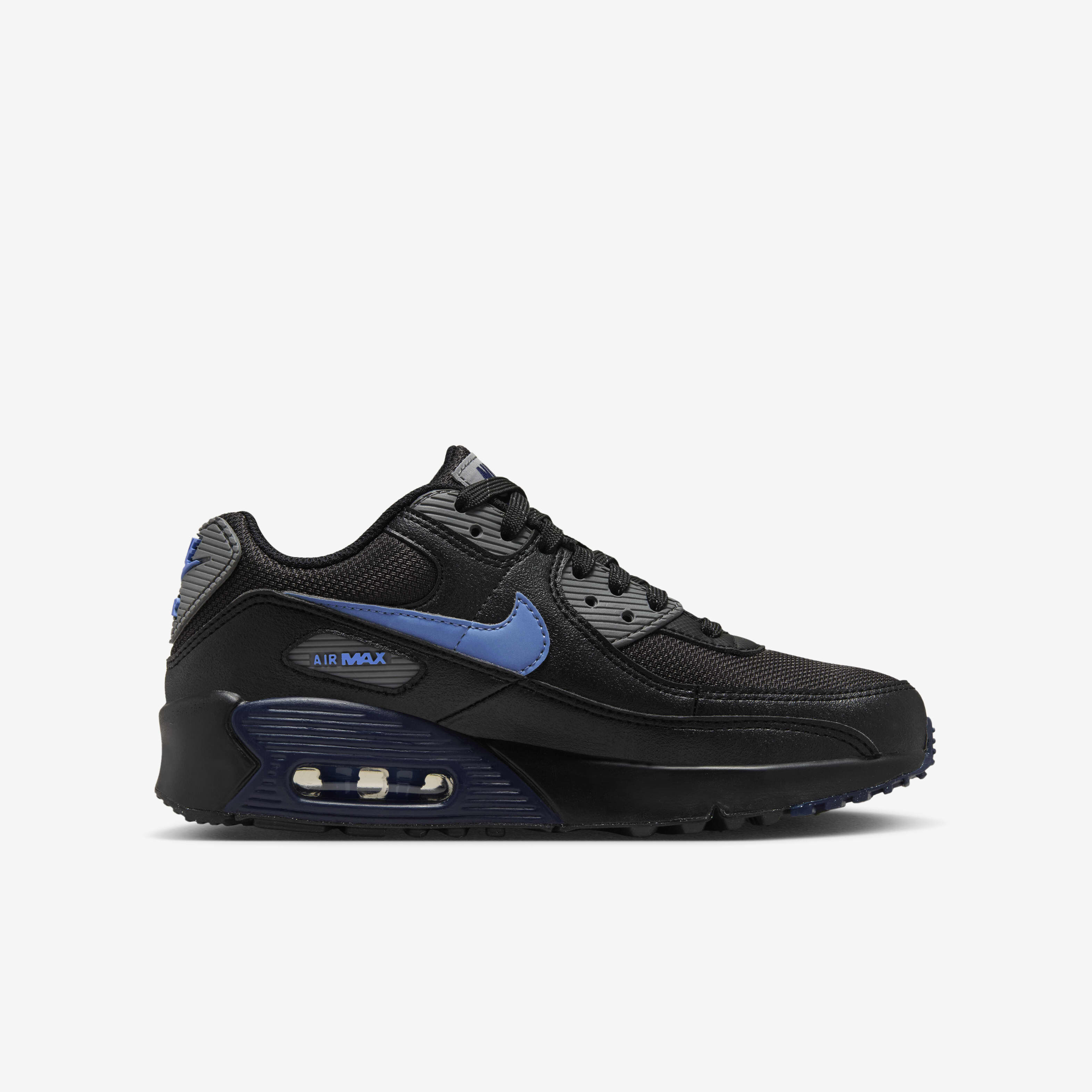 Buy Nike Air Max 90 Next Nature Older Kids Shoes Black Smoke Grey Royal Pulse Midnight Navy Nike UAE Official