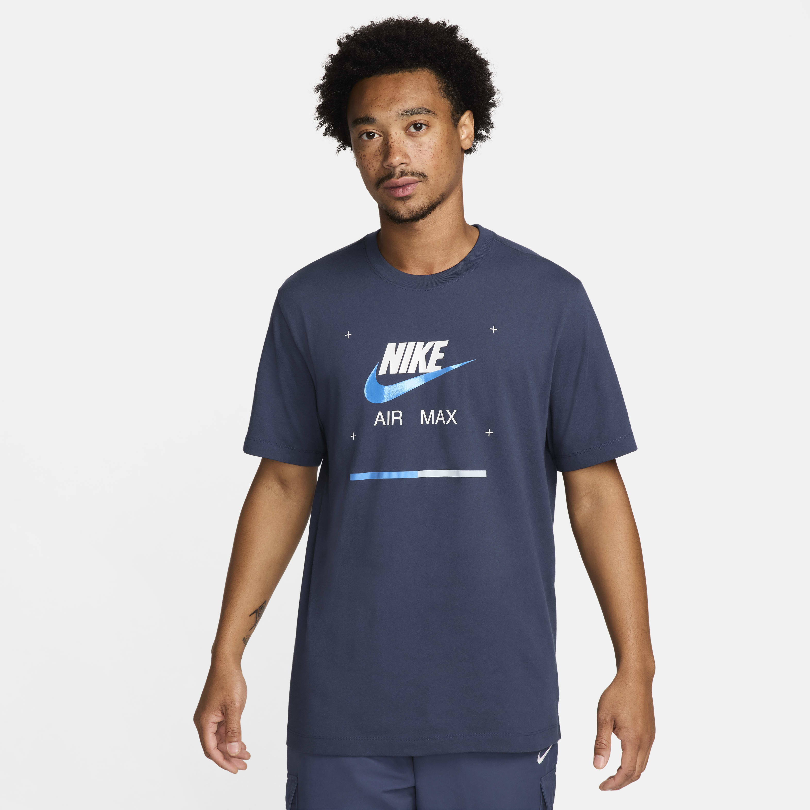 Navy blue and white nike shirt 2025