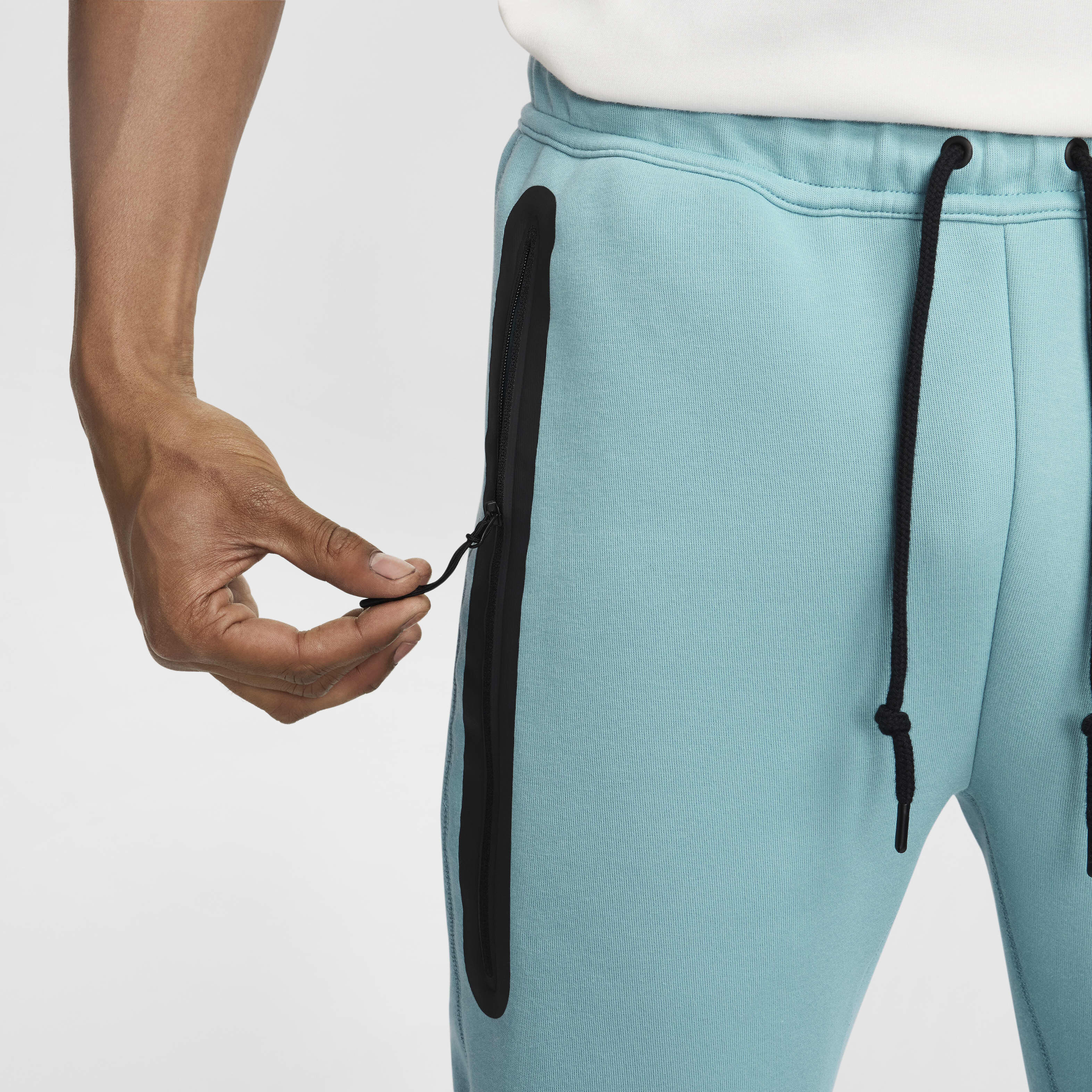 Blue nike tech joggers sale