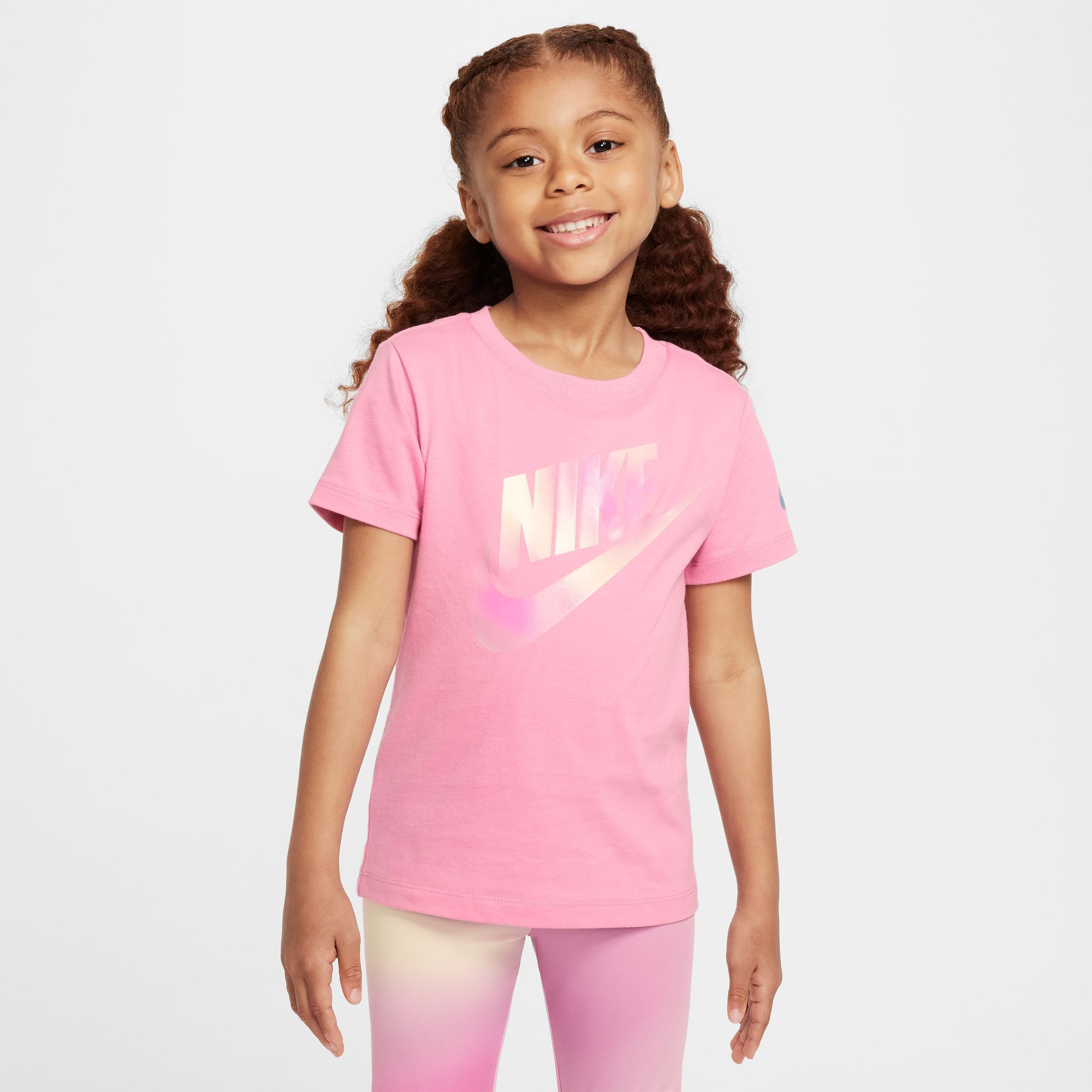 Buy Nike Little Kids Printed Club Graphic T Shirt Magic Flamingo Nike UAE Official
