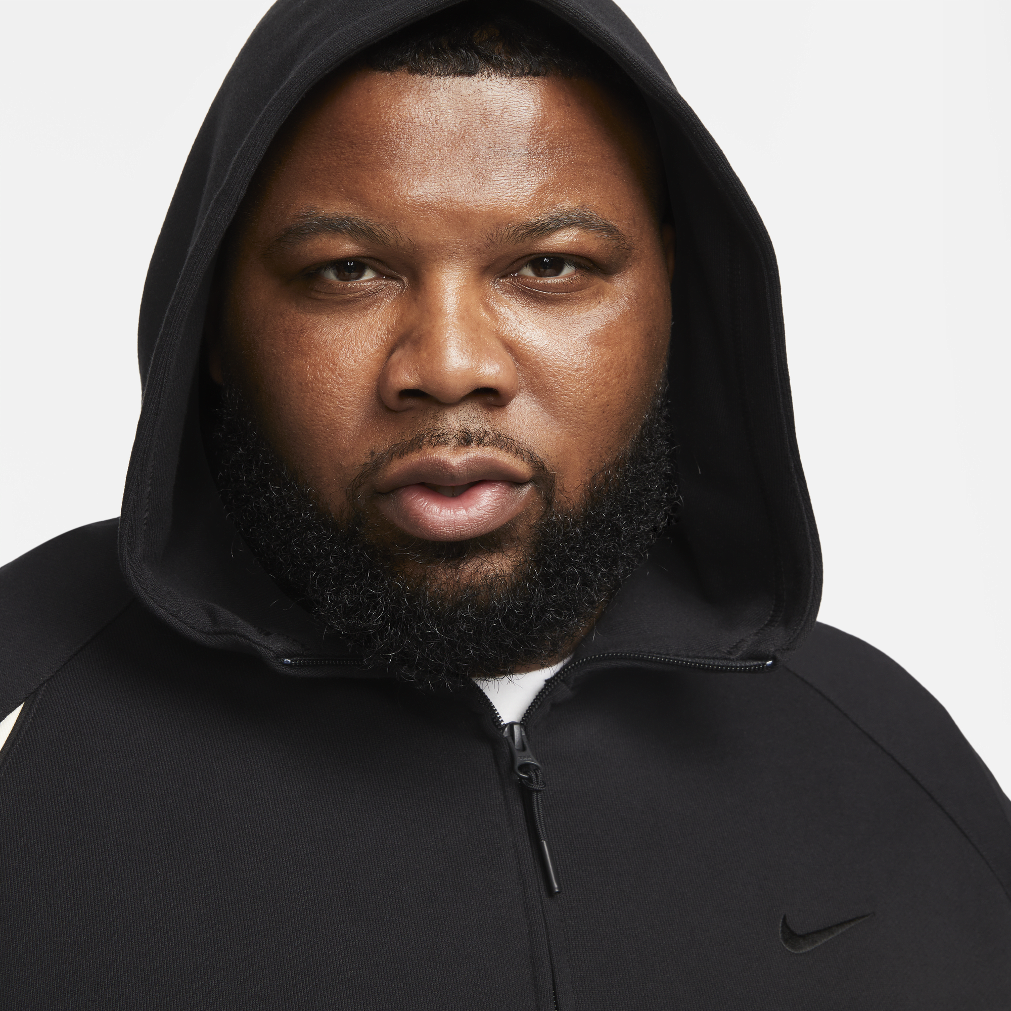 Nike swoosh top zip up hoodie
