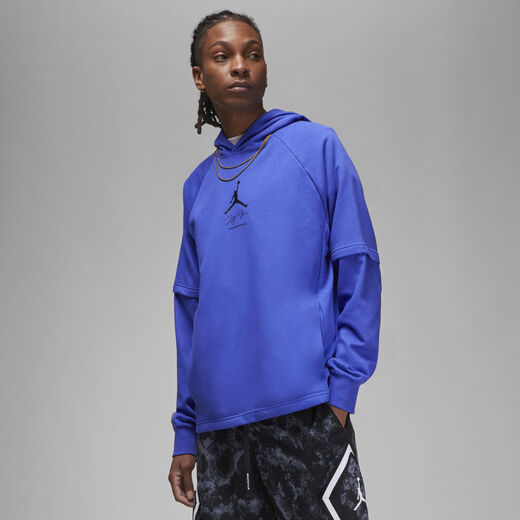 Jordan Hit The Court Hoodies & Sweatshirts-Jordan, Jordan Dri-FIT Sport Breakfast Club, Men's Graphic Fleece Pullover Hoodie