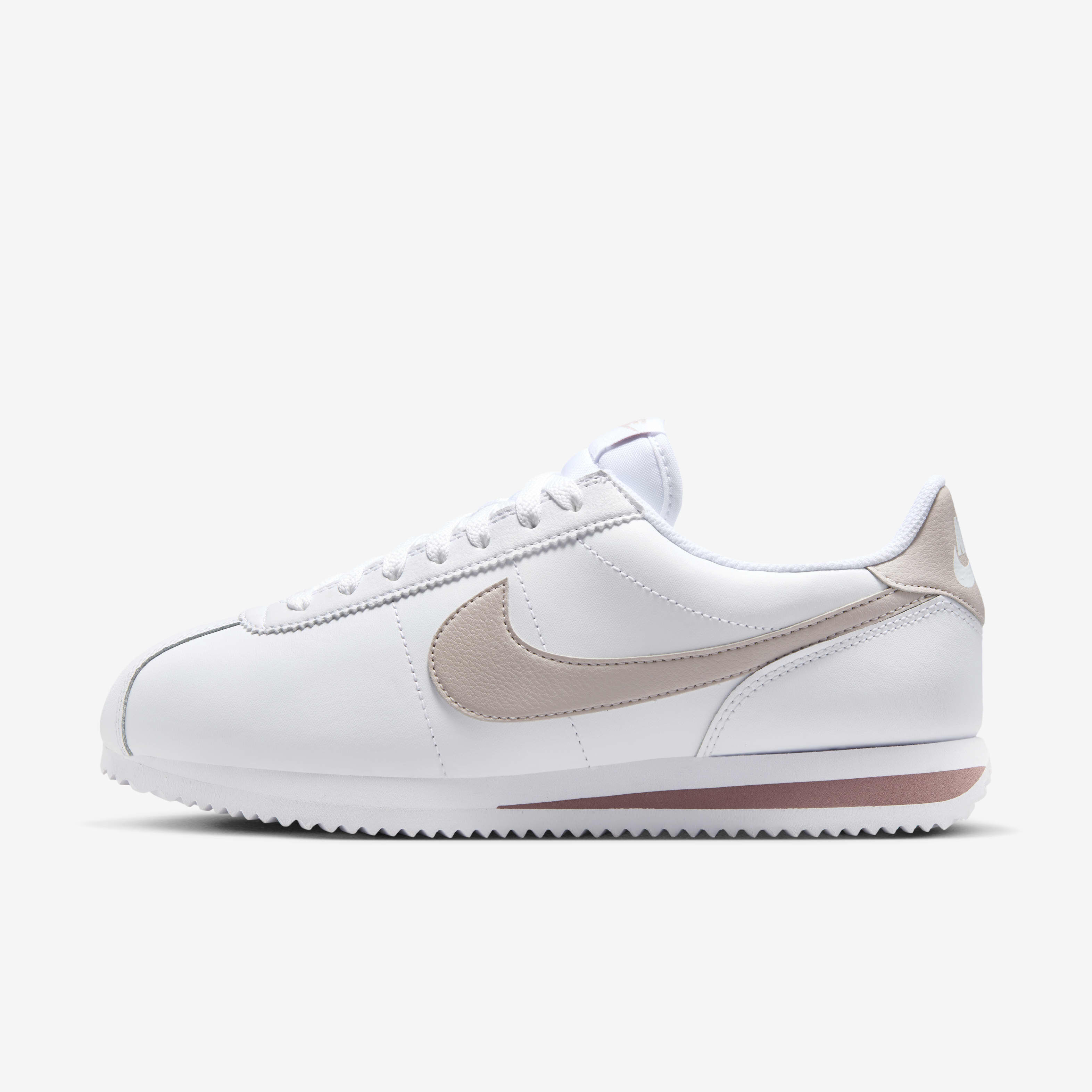 Buy Nike Cortez Leather Women's Shoes White/Smokey Mauve/Black