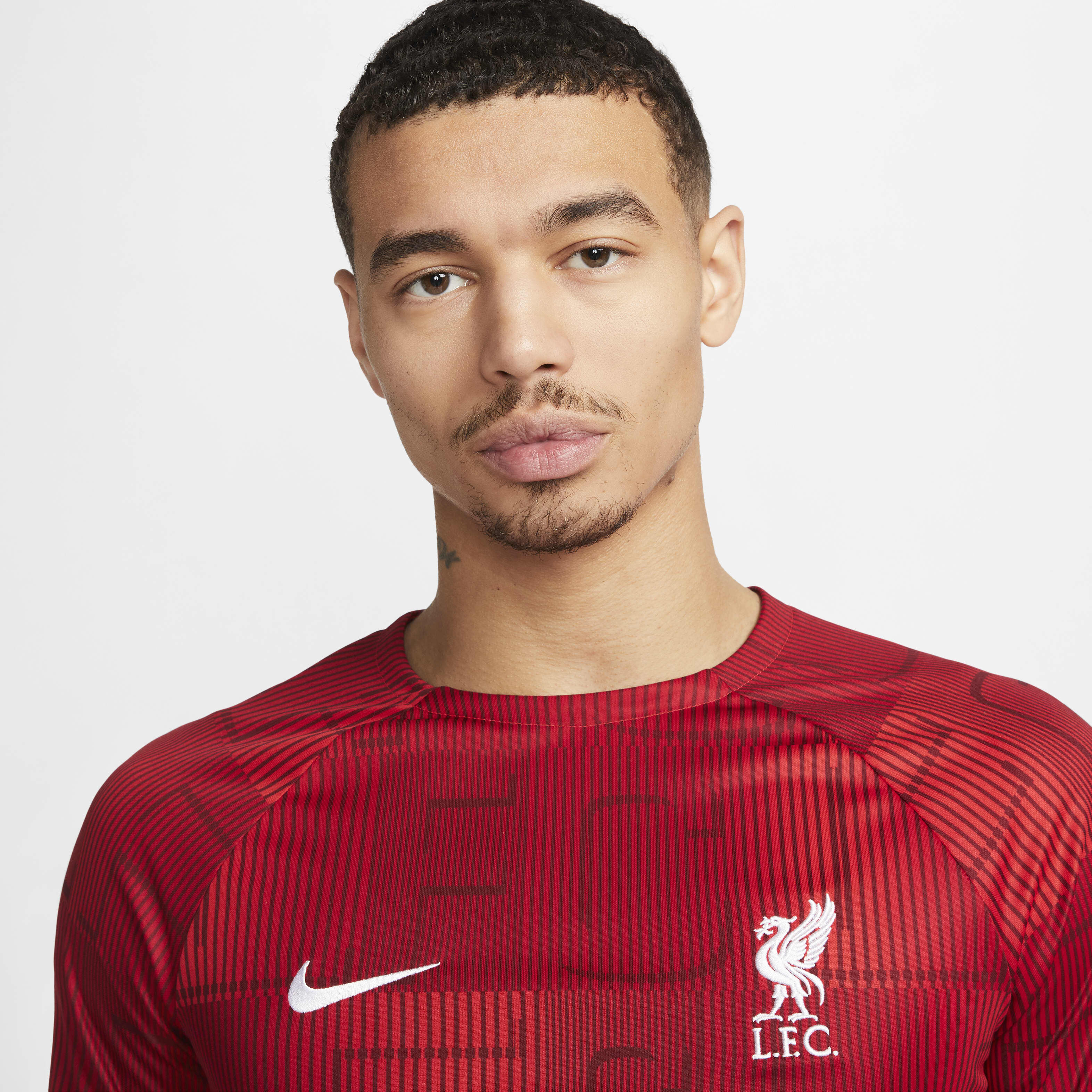 Buy Liverpool F.C. Academy Pro Men s Nike Dri FIT Pre Match Football Top Nike UAE Official