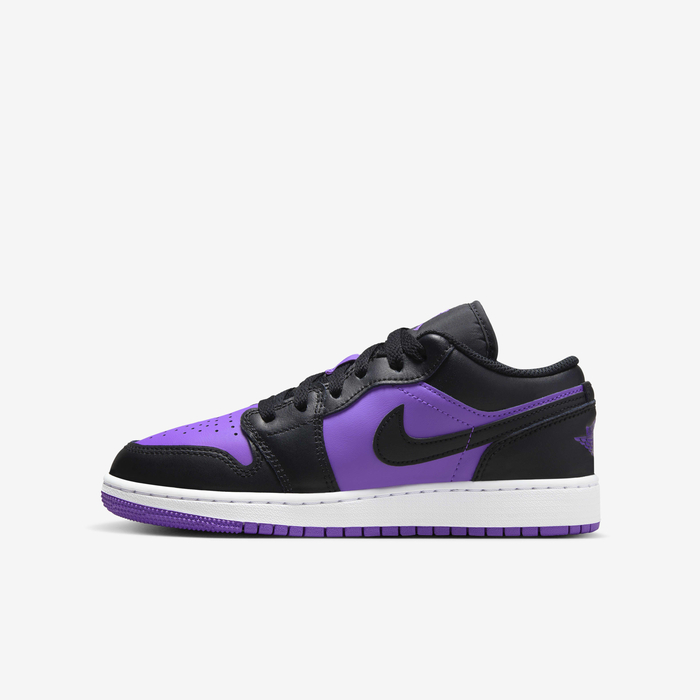 Buy Air Jordan Low Older Kids' Shoes Purple Venom/White/Black
