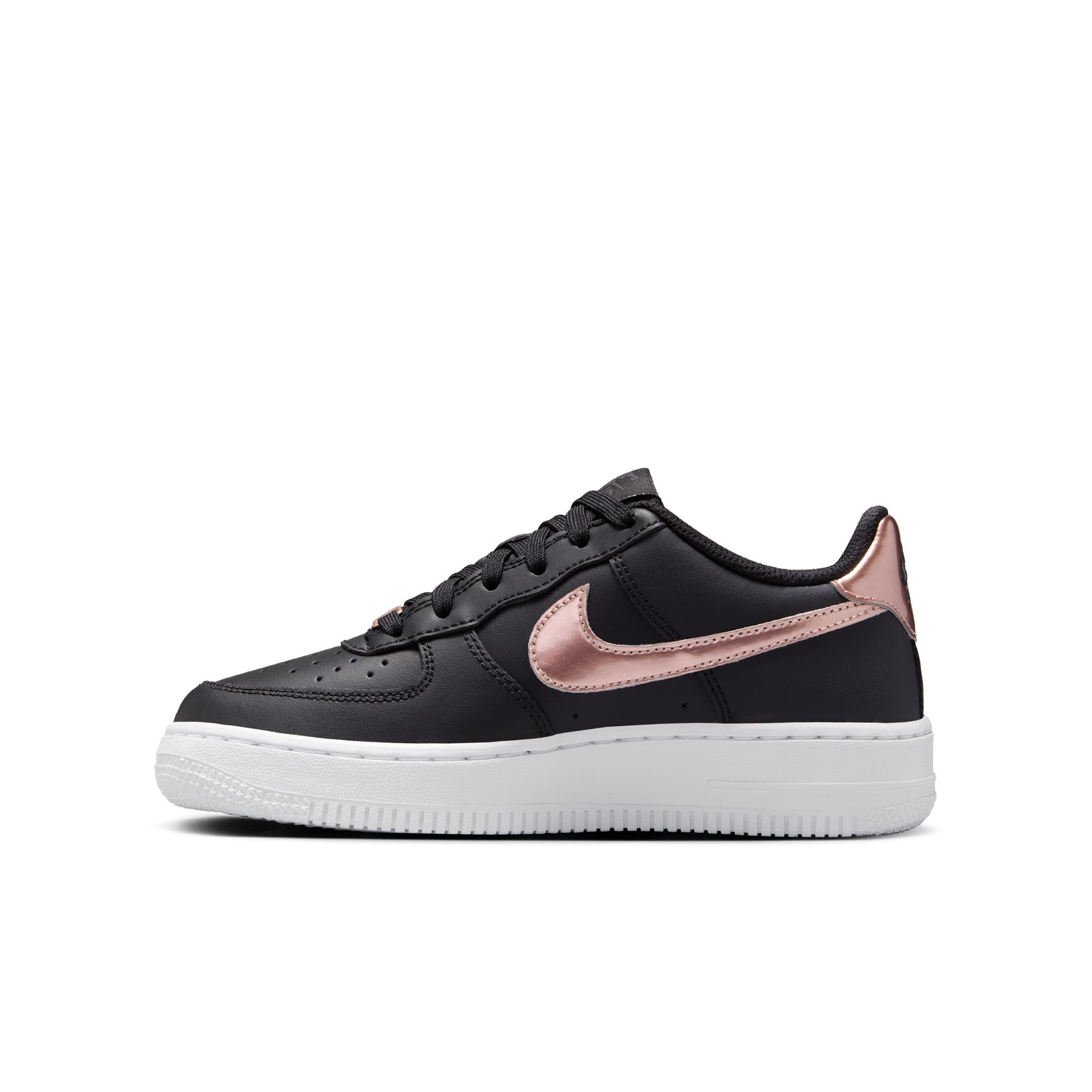 Youth black air force ones top