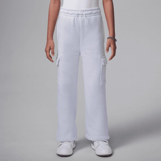 Jordan Cream & Blue-JRDN, Jordan Y2K, Little Kids' Fleece Cargo Pants
