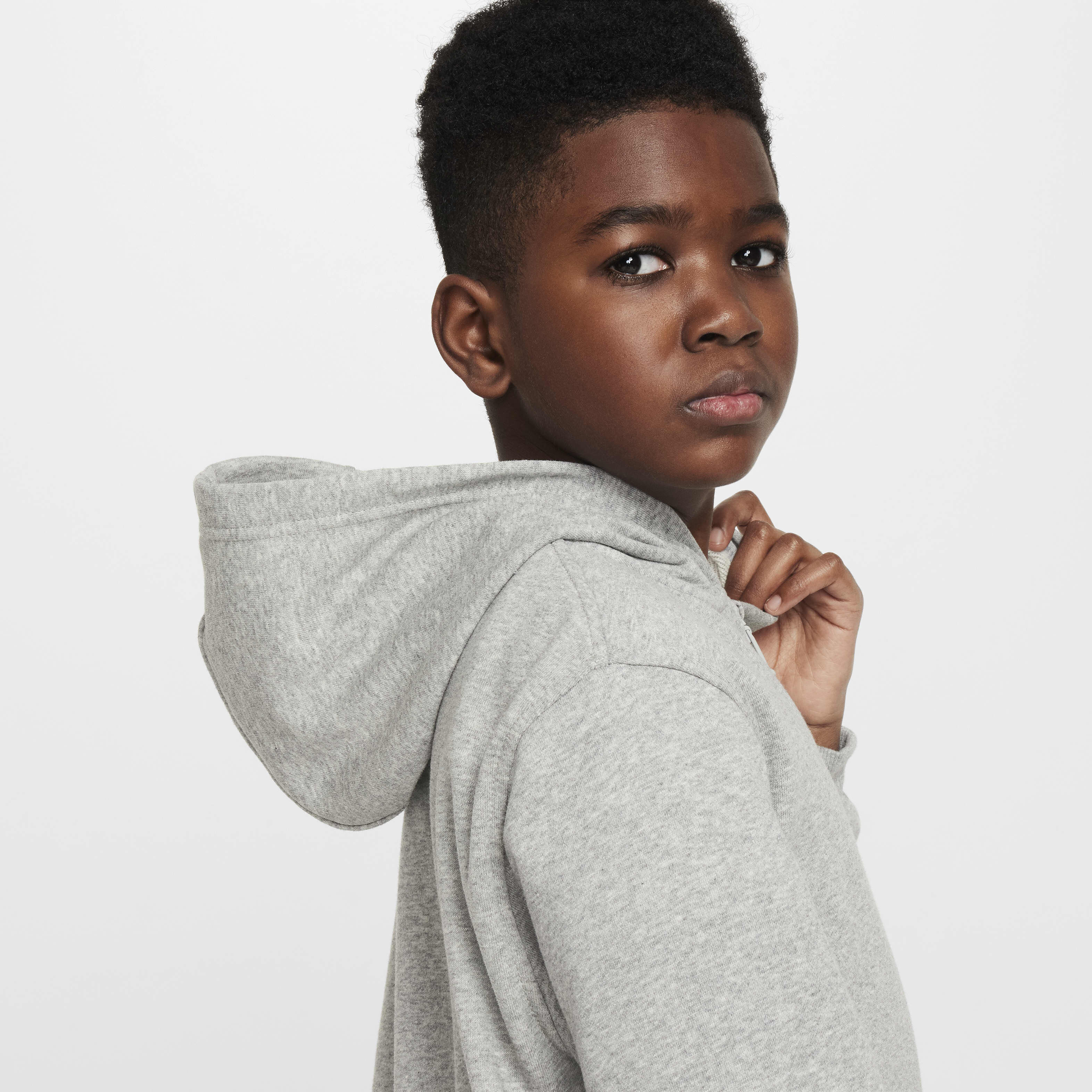 هودي سبورتسوير بسحاب كامل للاطفال image number 4