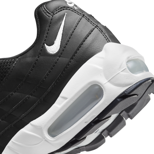 Nike womens air max 95 top trainer atmosphere grey / white