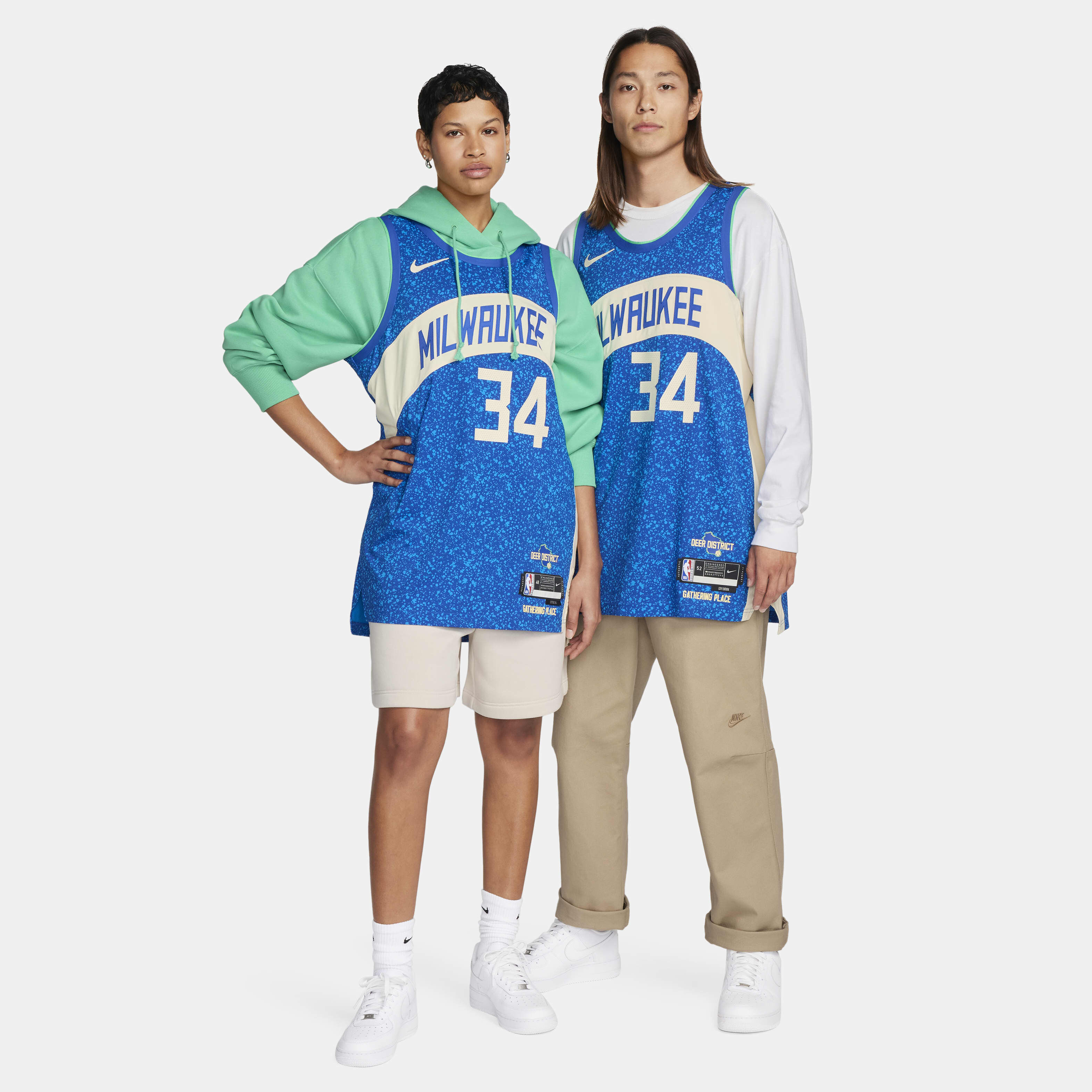 Giannis Antetokounmpo Milwaukee Bucks 2023/24 City Edition image number 6