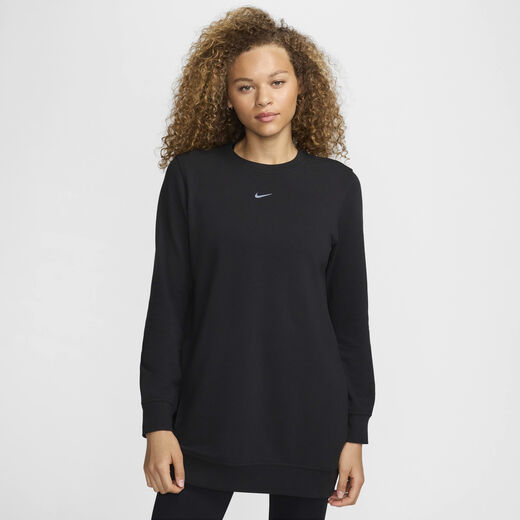 Hoodies & Sweatshirts-Nike, Nike Dri-FIT One, Women's Crew-Neck French Terry Tunic