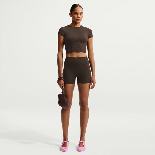 New In Women's Tops & T-Shirts-Nike, NikeSKIMS Matte, Women's Corset Cropped Top