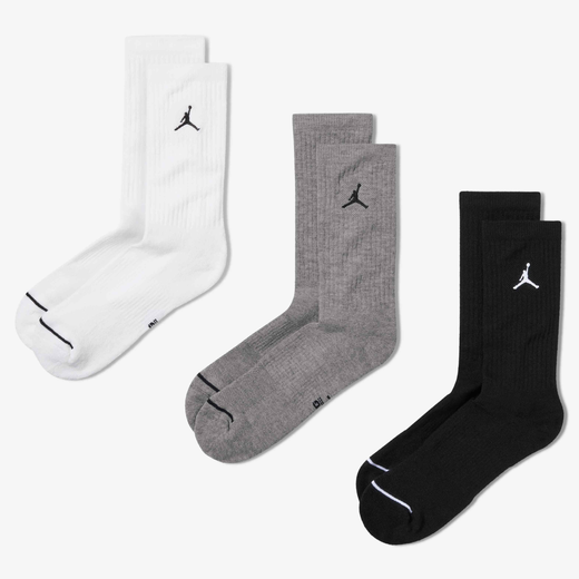 Jordan Crew Socks-JRDN, Jordan, Everyday Crew Socks (3 pairs)