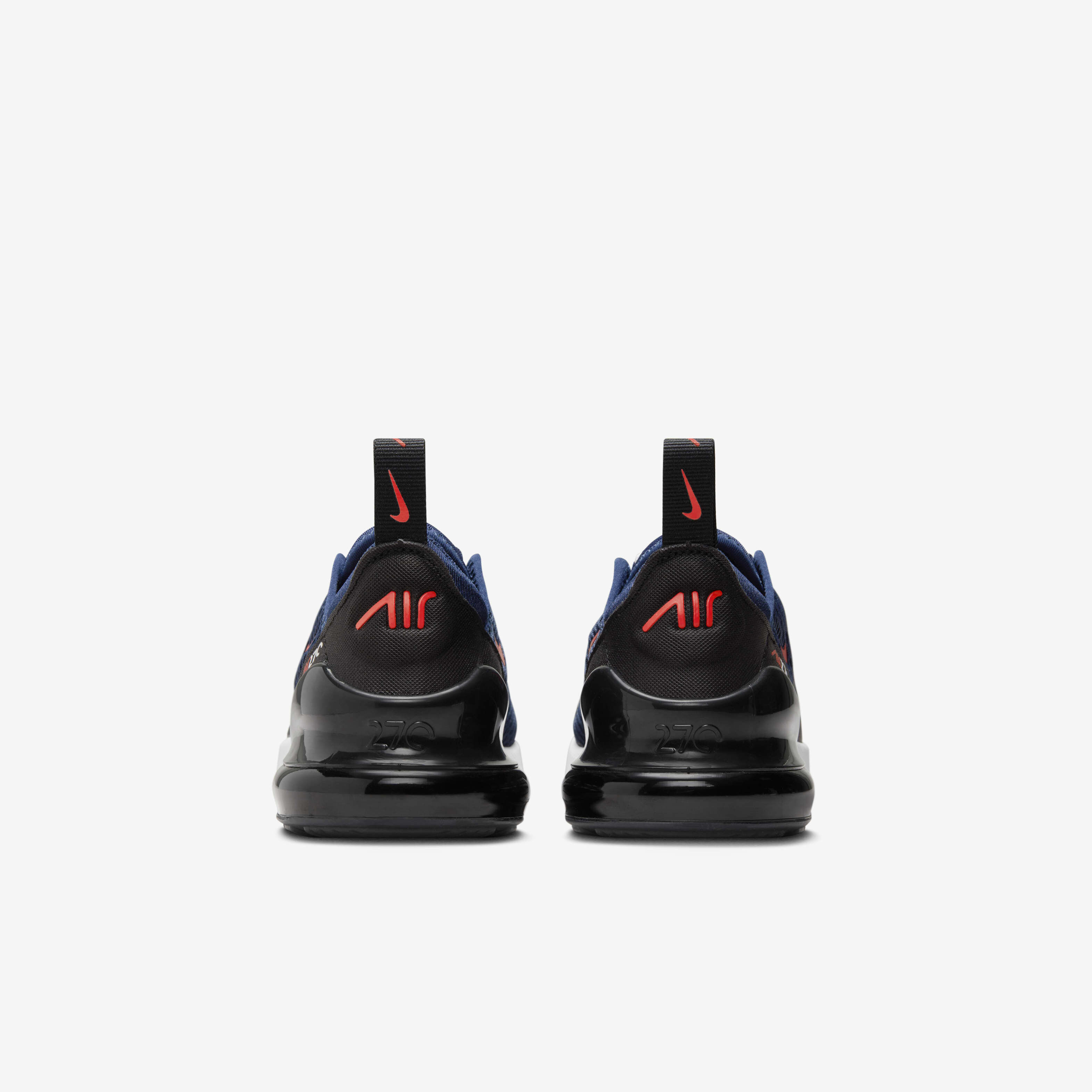 Buy Nike Air Max 270 Younger Kids Shoe Midnight Navy Black Summit White Picante Red Nike UAE Official