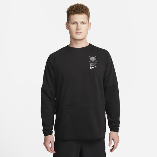 Training & Gym Hoodies & Sweatshirts-Nike, Nike Dri-FIT, Men's Graphic Fitness Crew
