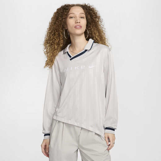 Women's Jerseys-Nike, Nike Sportswear Collection, Women's Dri-FIT Jacquard Long-Sleeve Jersey