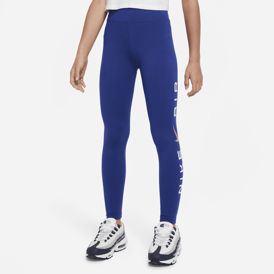 Girls navy nike sales leggings