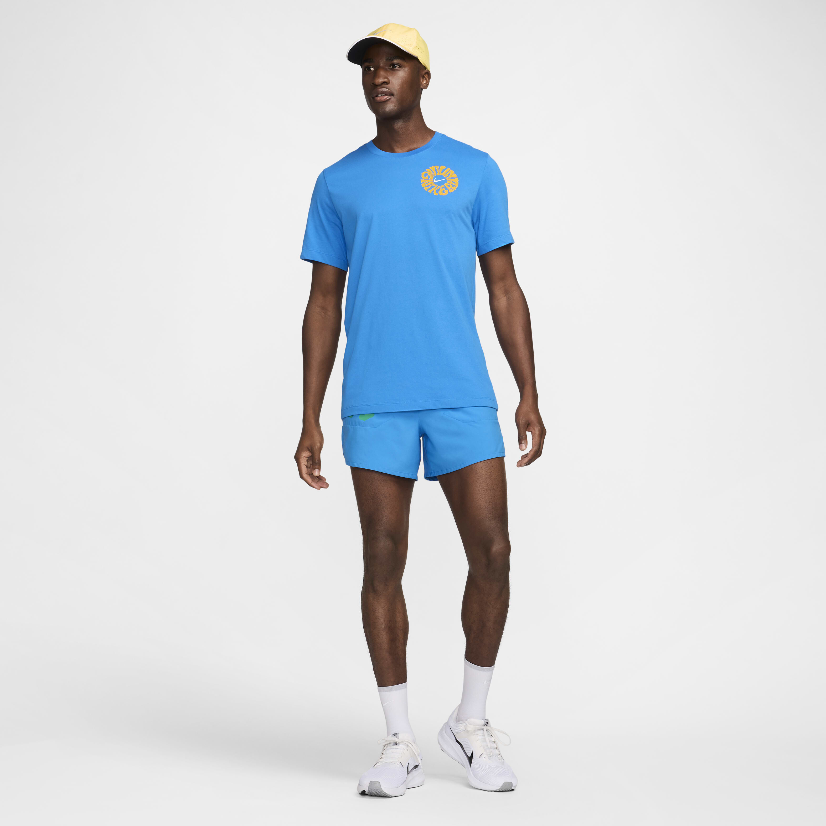 Buy Nike Men's Dri-FIT Running T-Shirt - Light Photo Blue