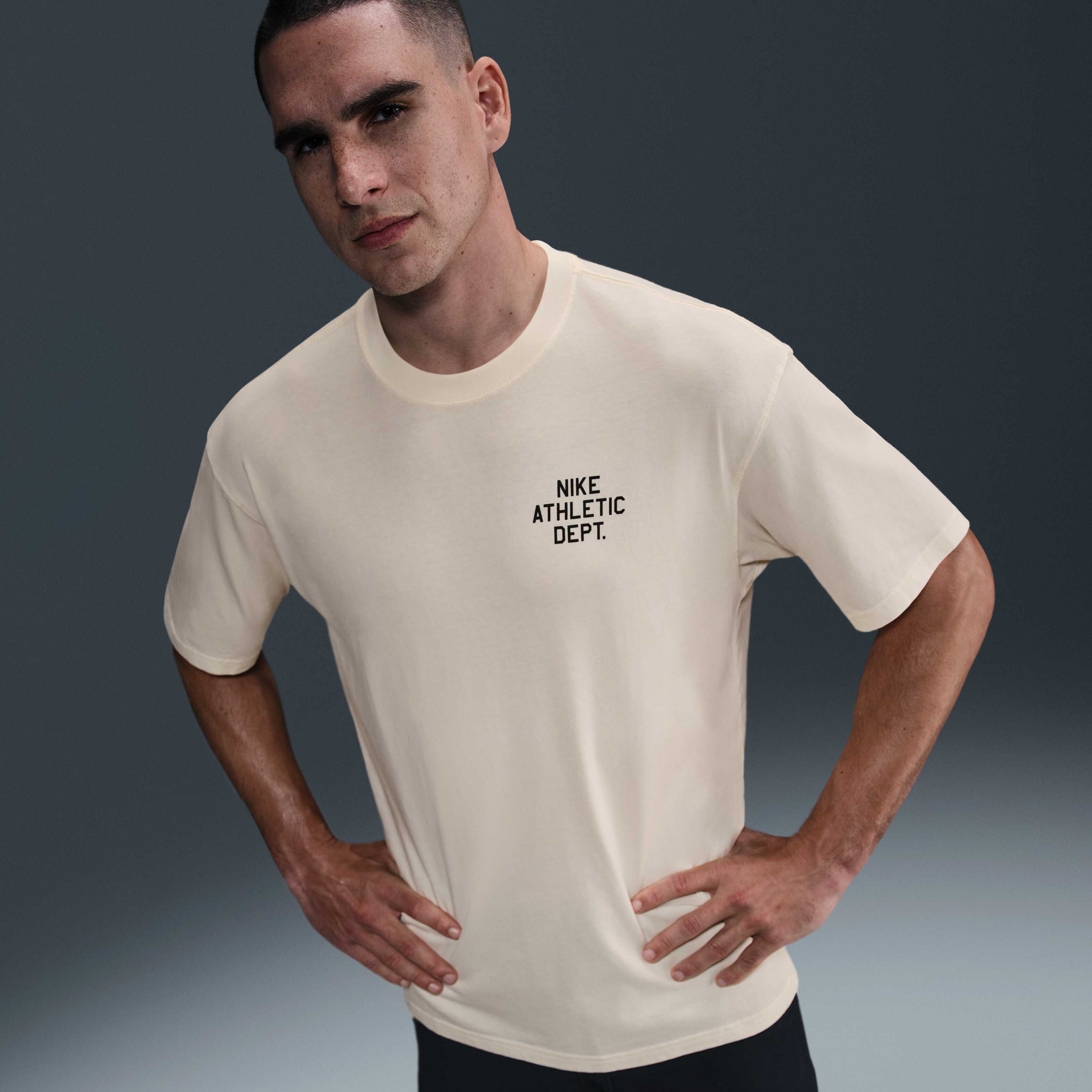 Buy Nike Men's Max90 Fitness T-Shirt - Pale Ivory | Nike UAE