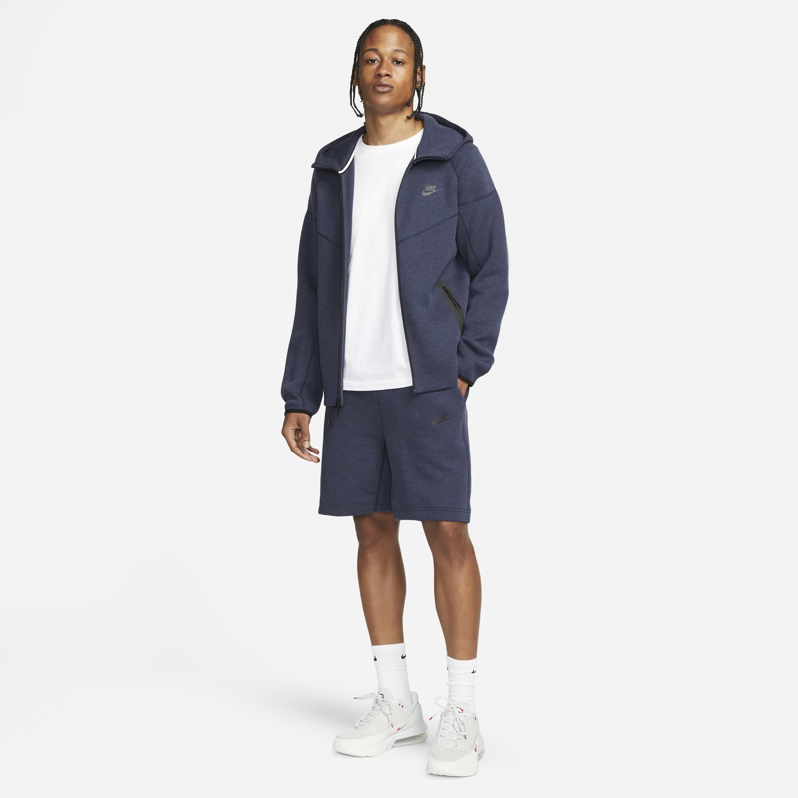 Blue nike tech shorts shop