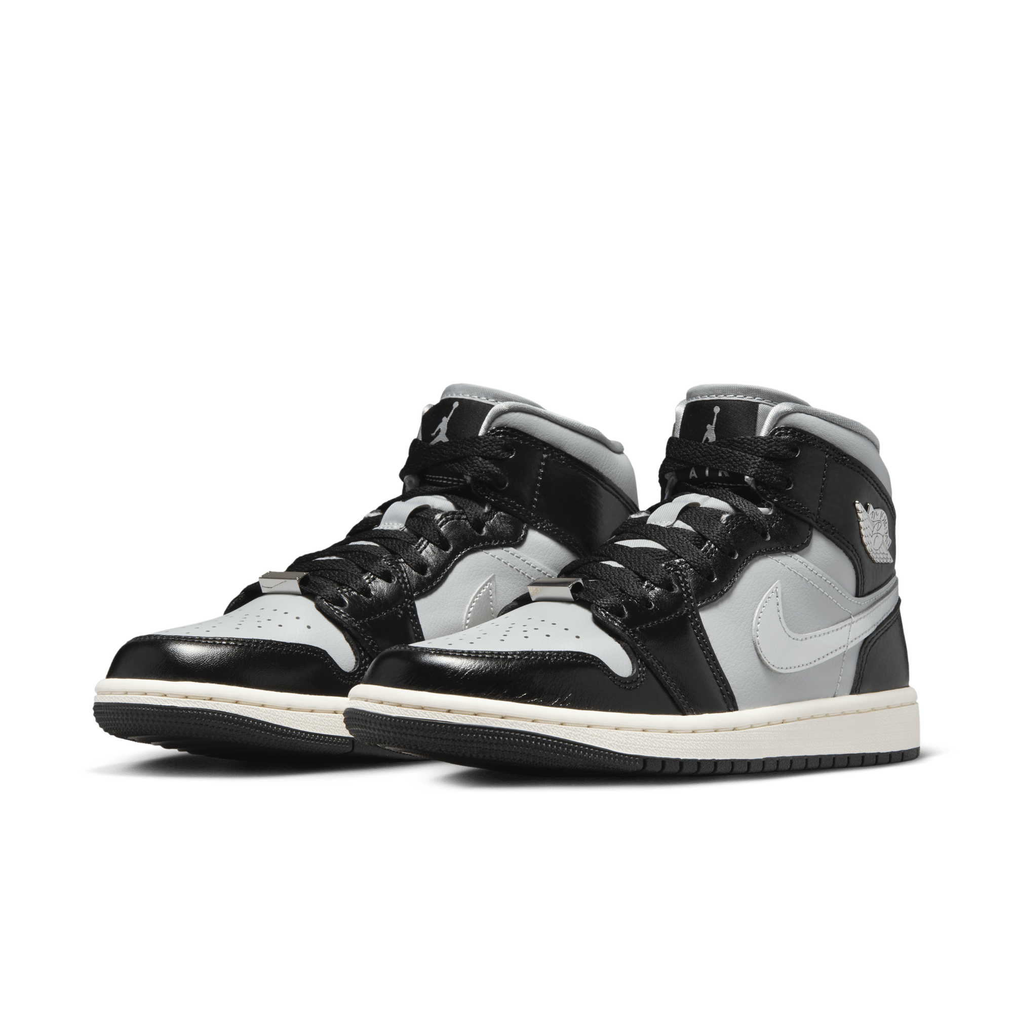 Jordans cheap mid grey