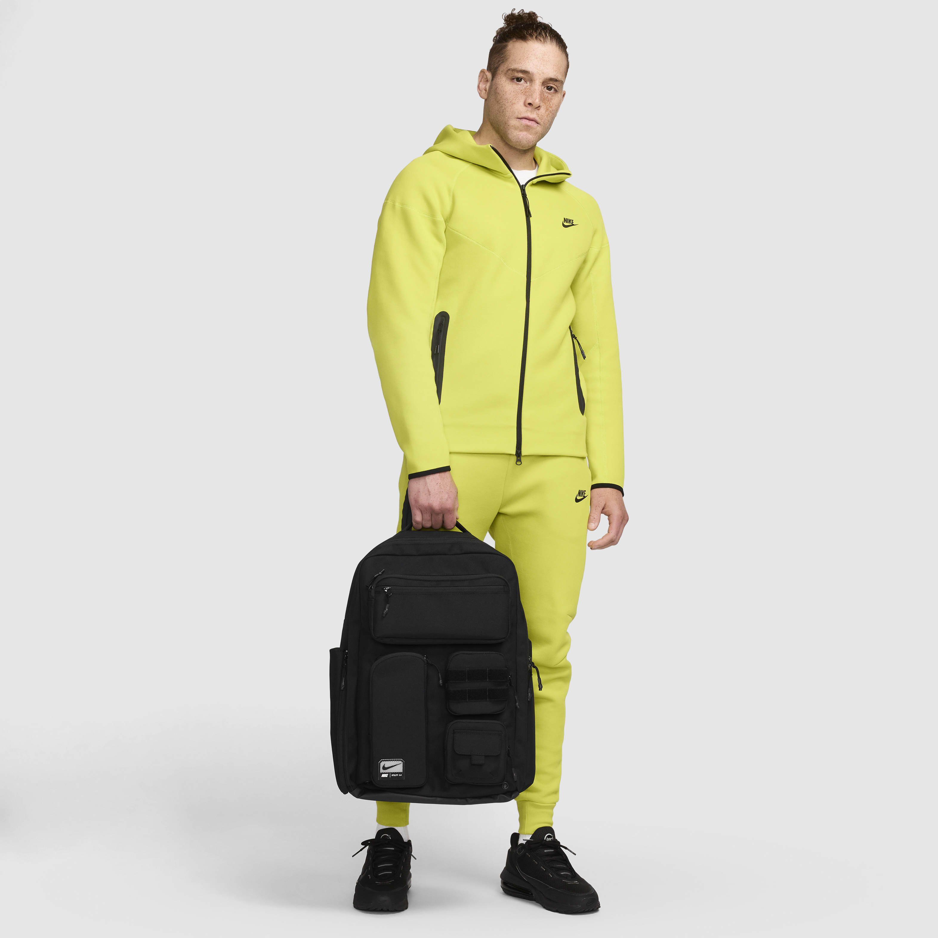 Yellow nike elite backpack top