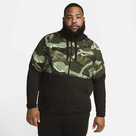 Nike fleece 2025 camo hoodie