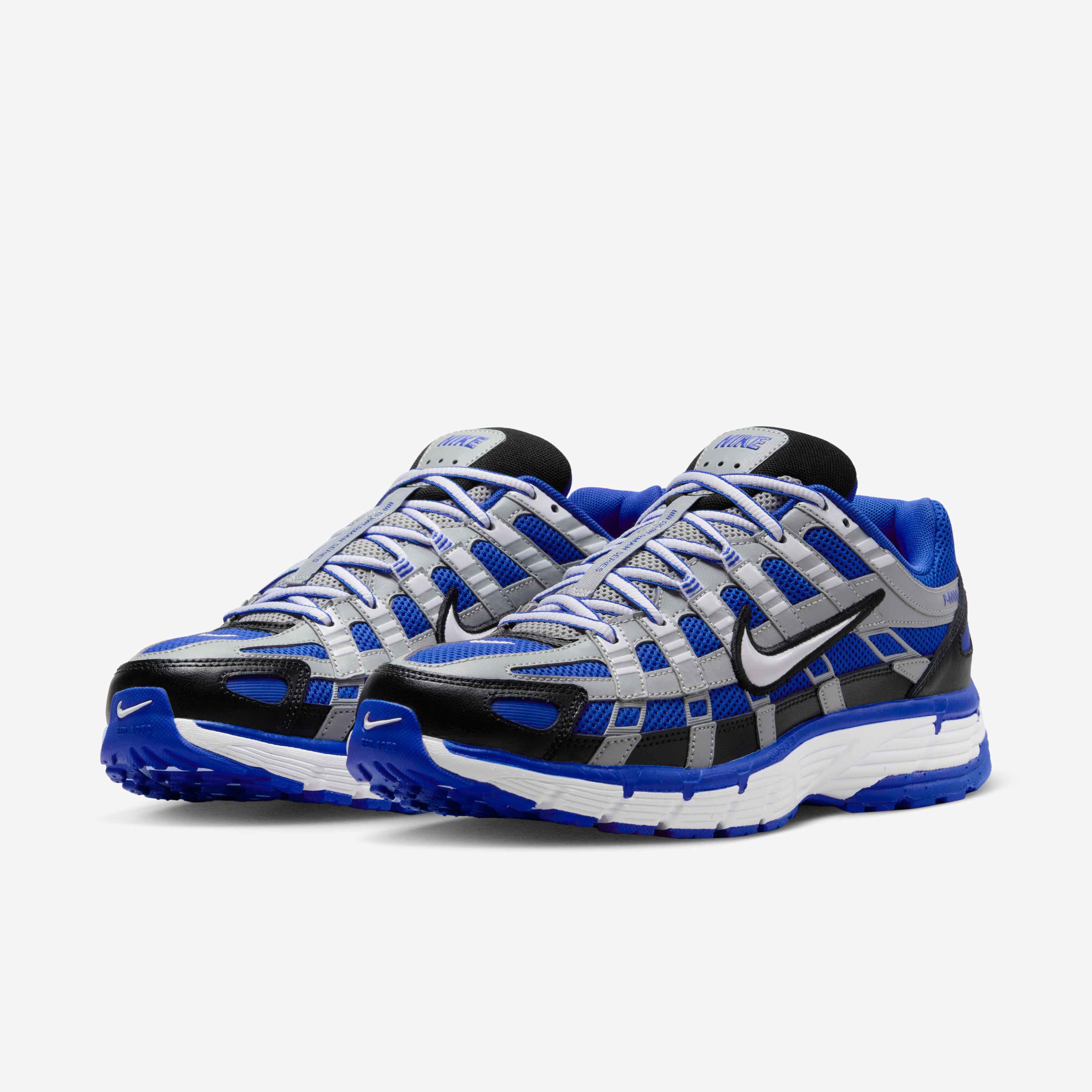 Buy Nike P-6000 Shoes - Racer Blue/Black/Flat Silver/White @ Nike UAE