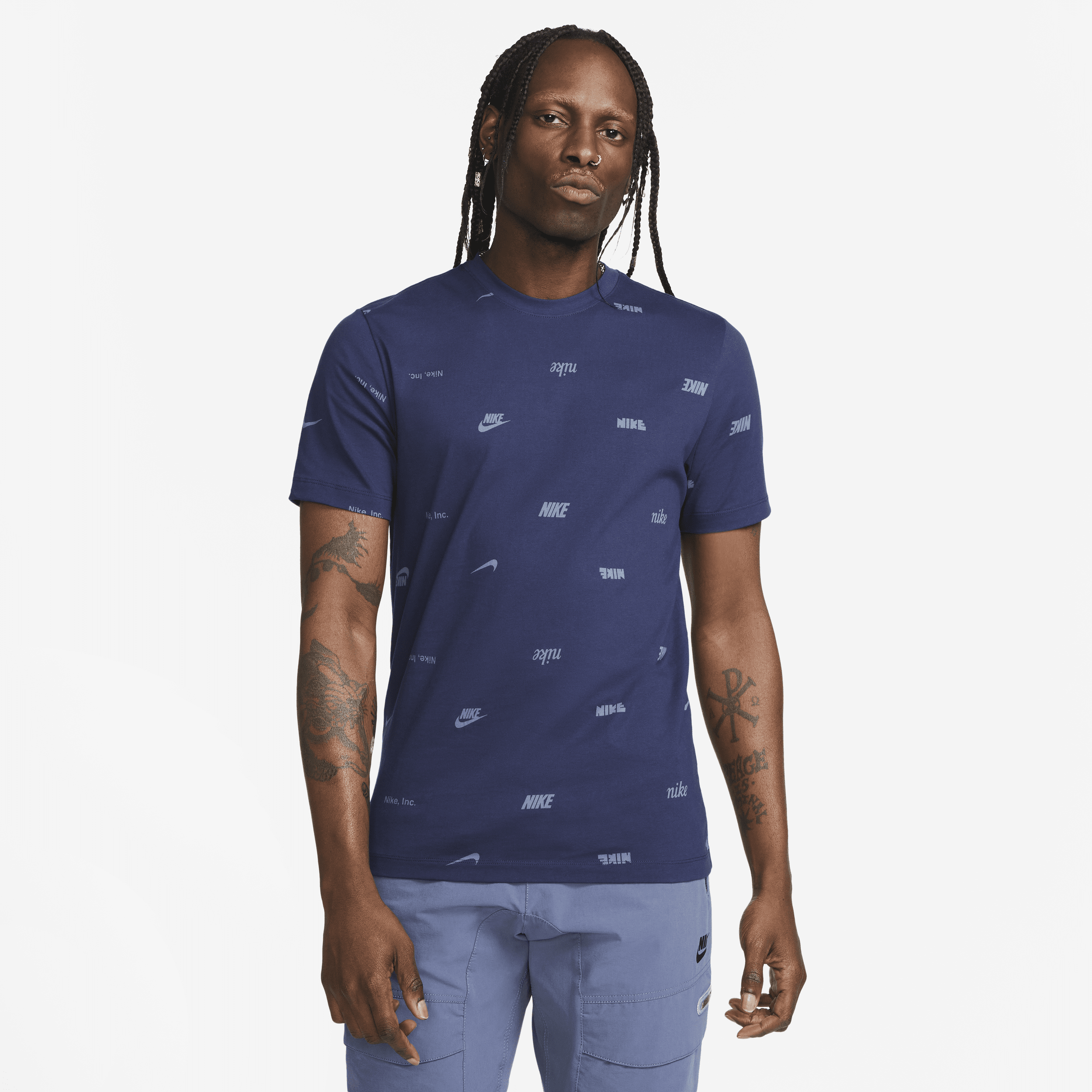 Nike all best sale over print shirt
