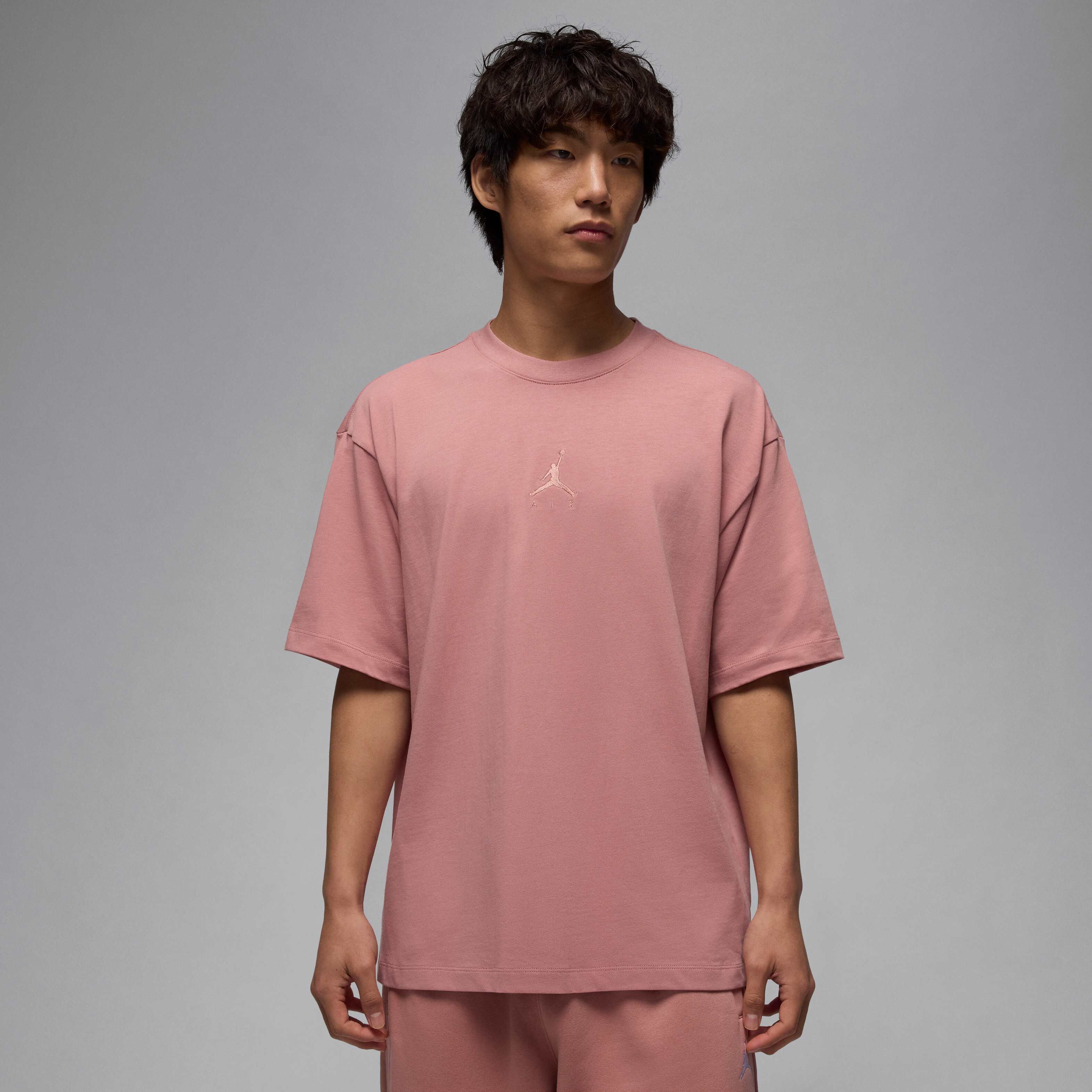 ★ Nike★ Jordan Flight Essential Oversized T-Shirt M Rust Jordan - JORDAN FLIGHT ESSENTIALS OVERSIZED SHORT SLEEVE