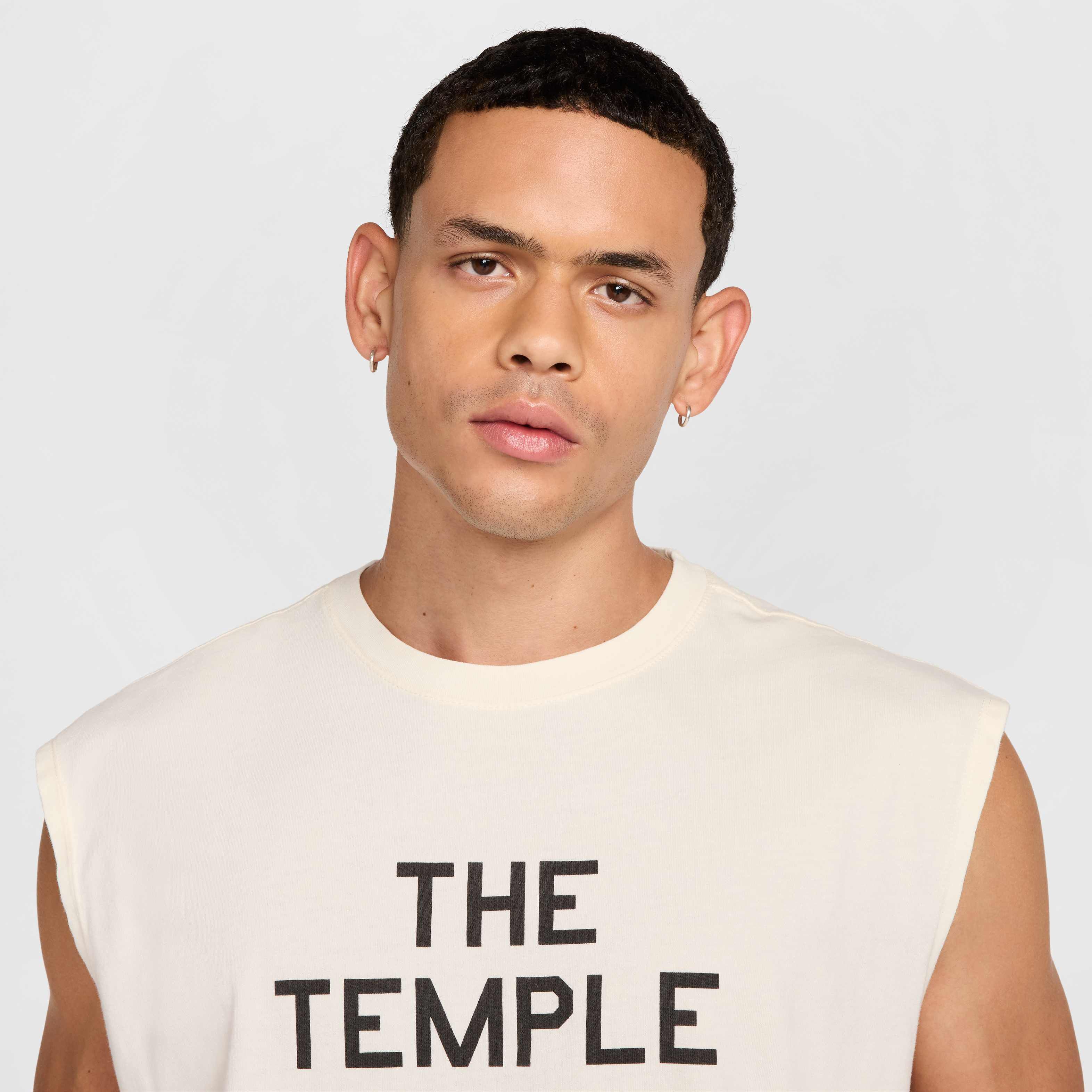 Buy Nike Men's Sleeveless T-Shirt - Pale Ivory | Nike UAE