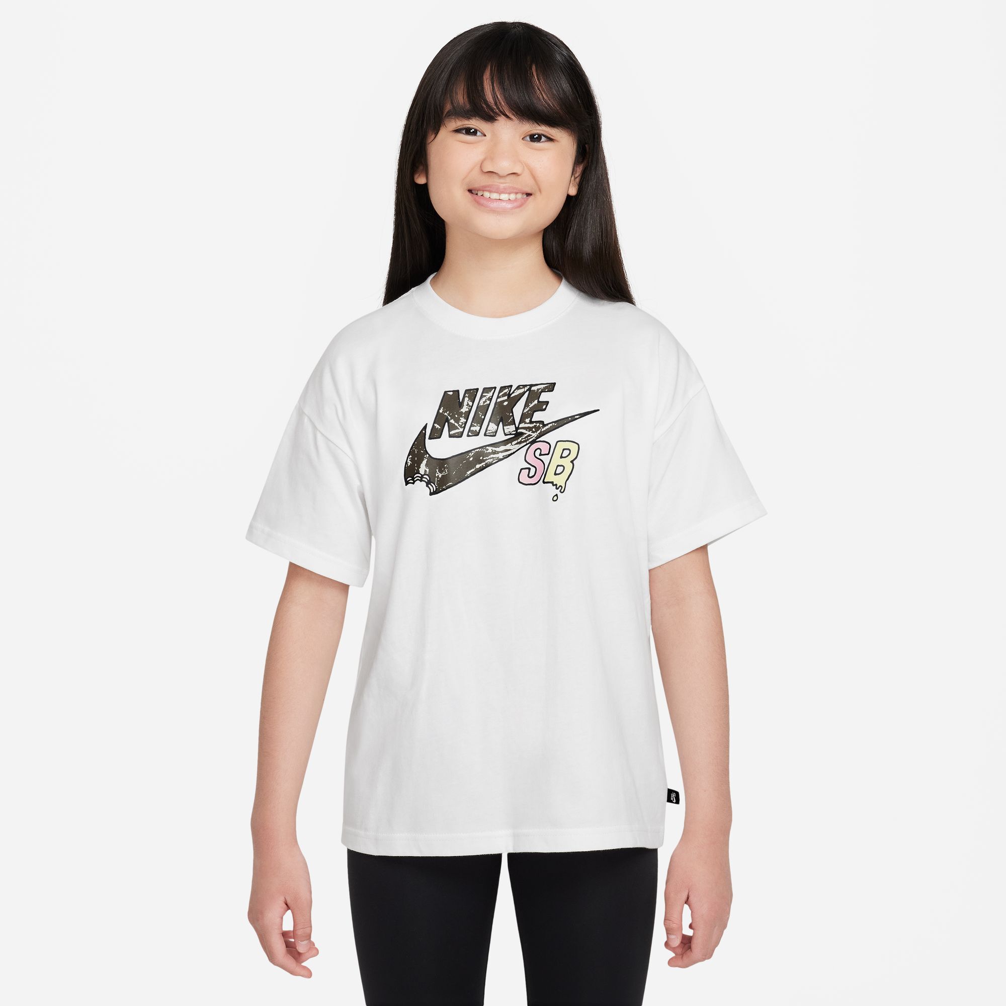 Buy Nike SB Older Kids T Shirt White Nike UAE Official