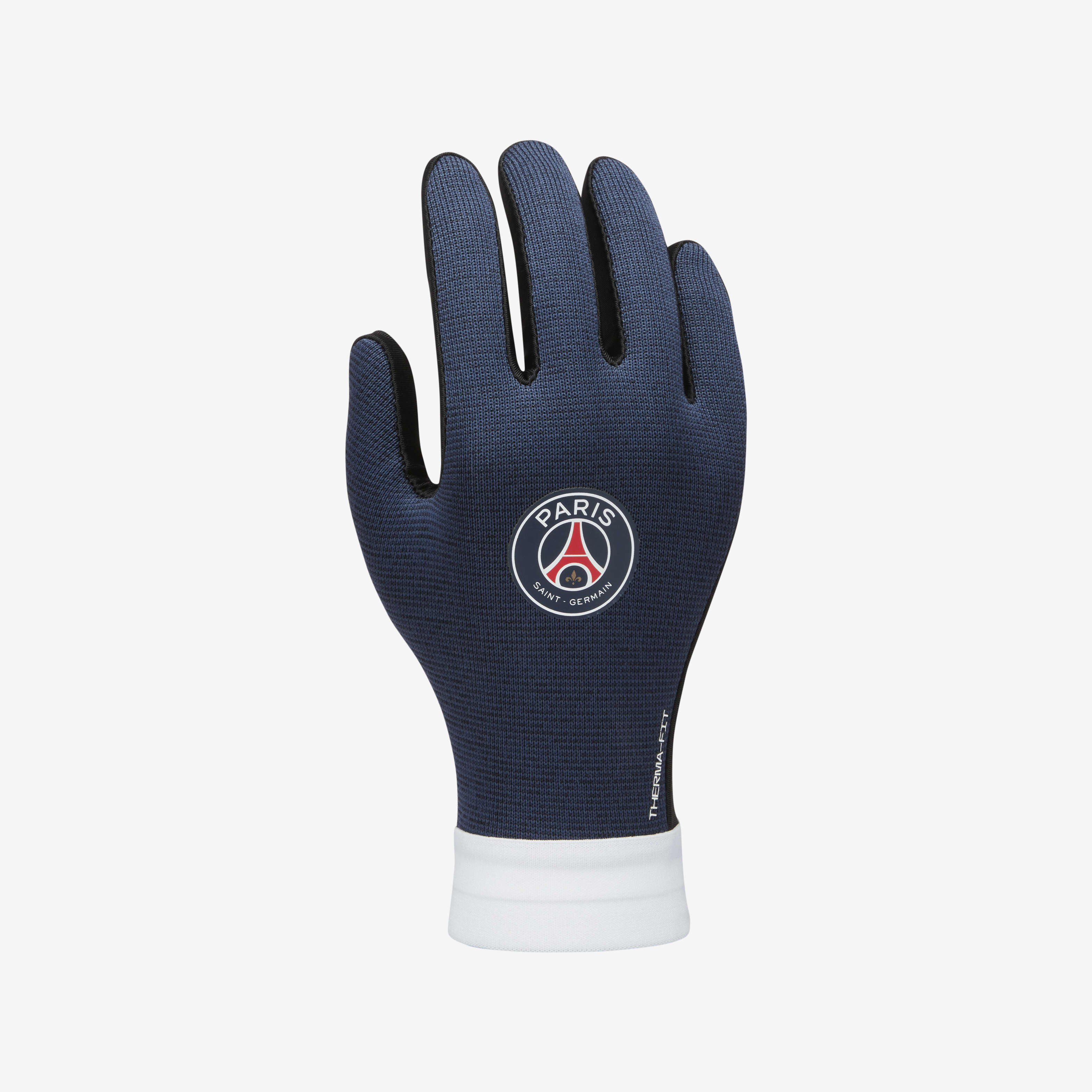 Buy Paris Saint Germain Academy Kids Jordan Therma FIT Football Gloves Black Midnight Navy White Nike UAE Official