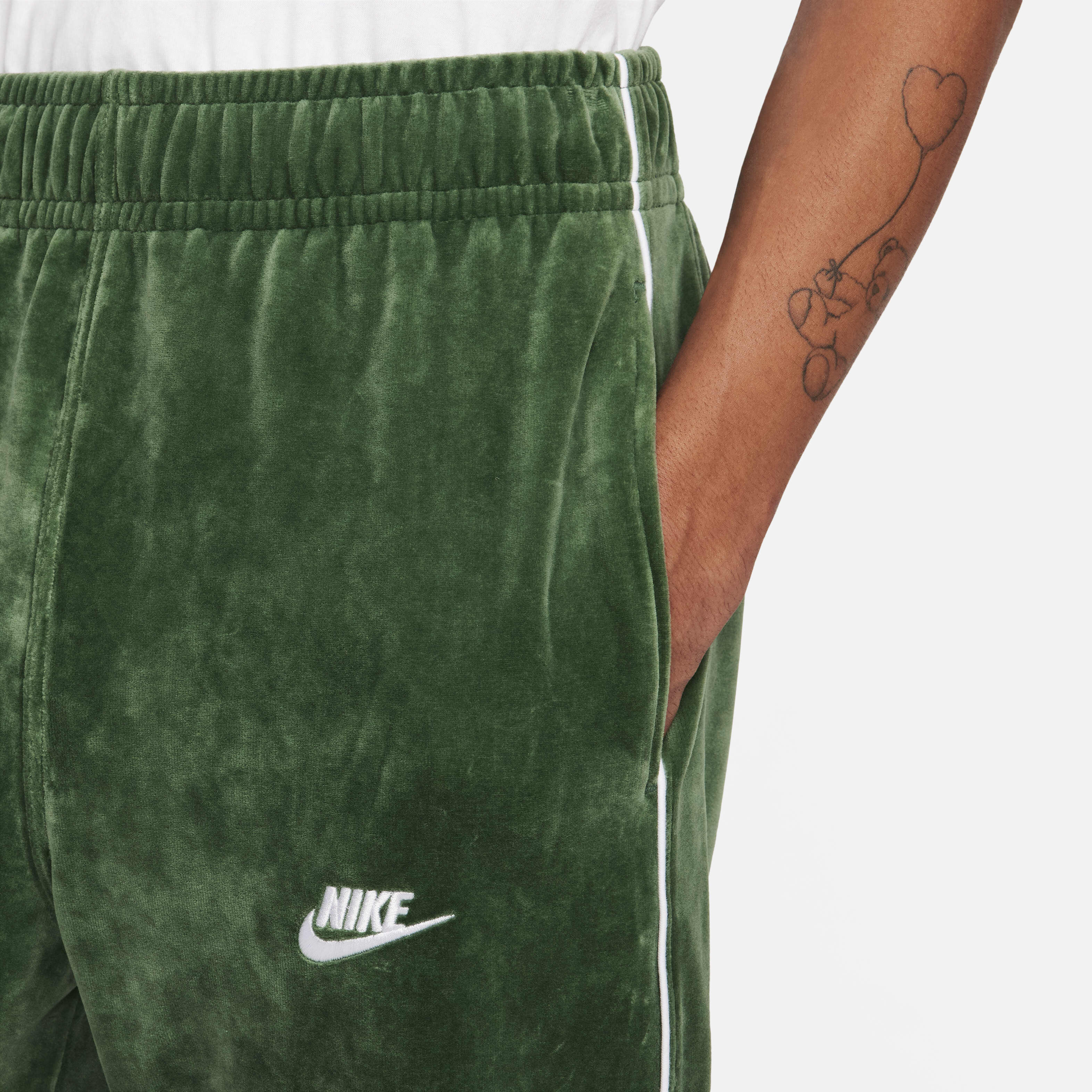Nike velour trousers sale