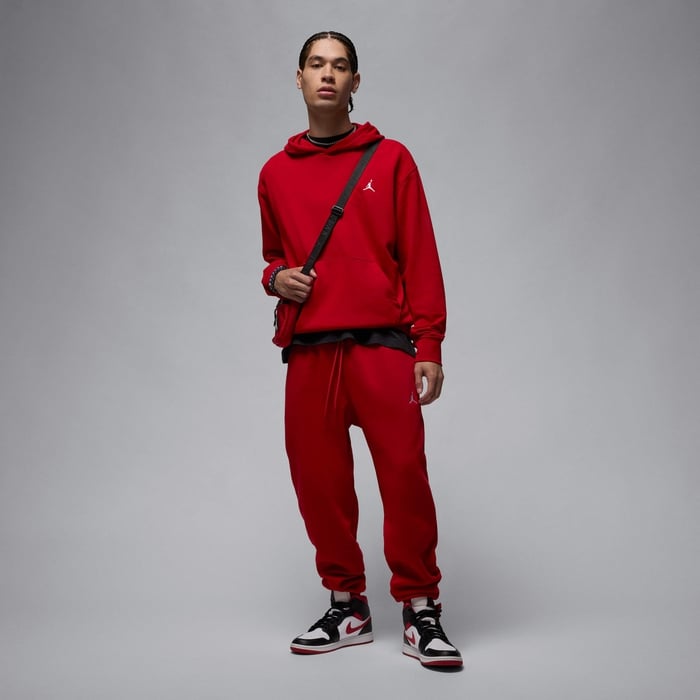 Jordan Robe Buy Jordan Brooklyn Fleece Men's Trousers - Gym Red/White @ Nike UAE