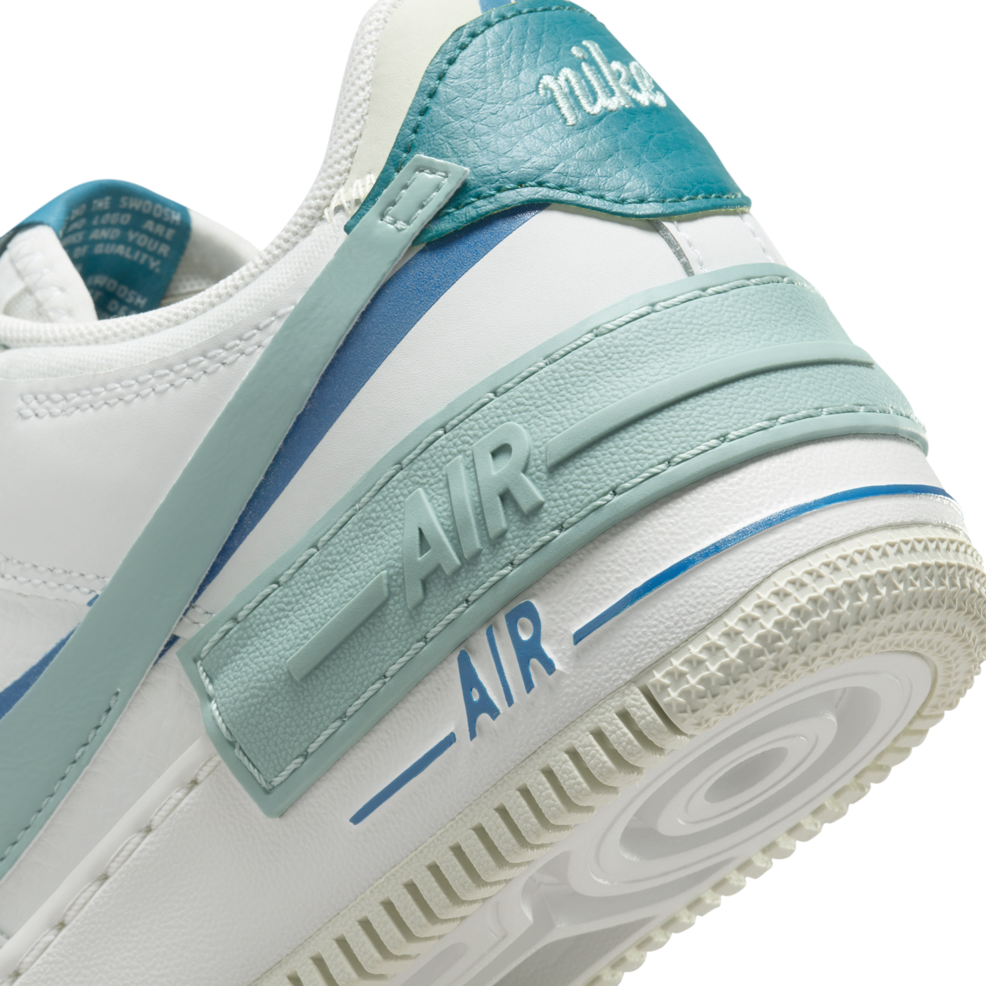 Nike air force 1 shadow green top