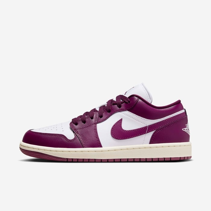 Buy Air Jordan Low Women's Shoes White/Sail/Bordeaux Nike UAE