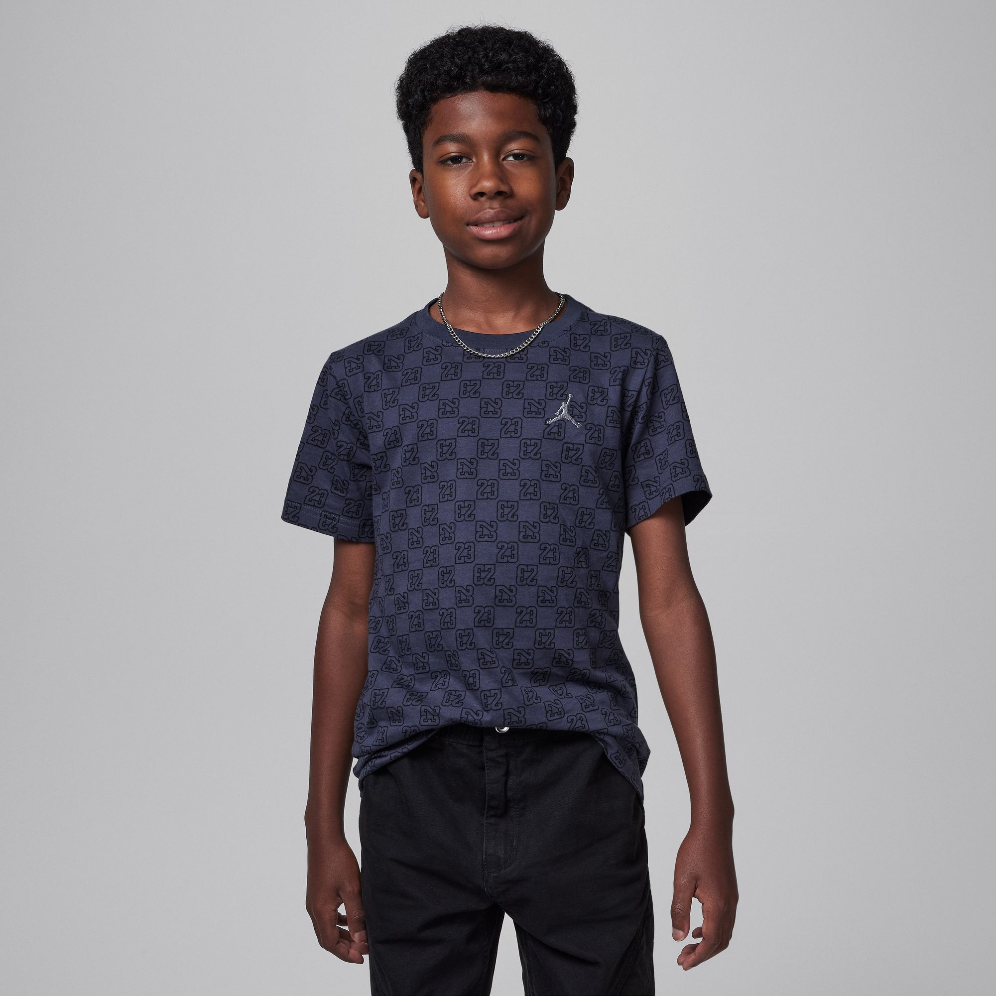 Buy Jordan Big Kids' 23 Monogram Printed T-Shirt - Black