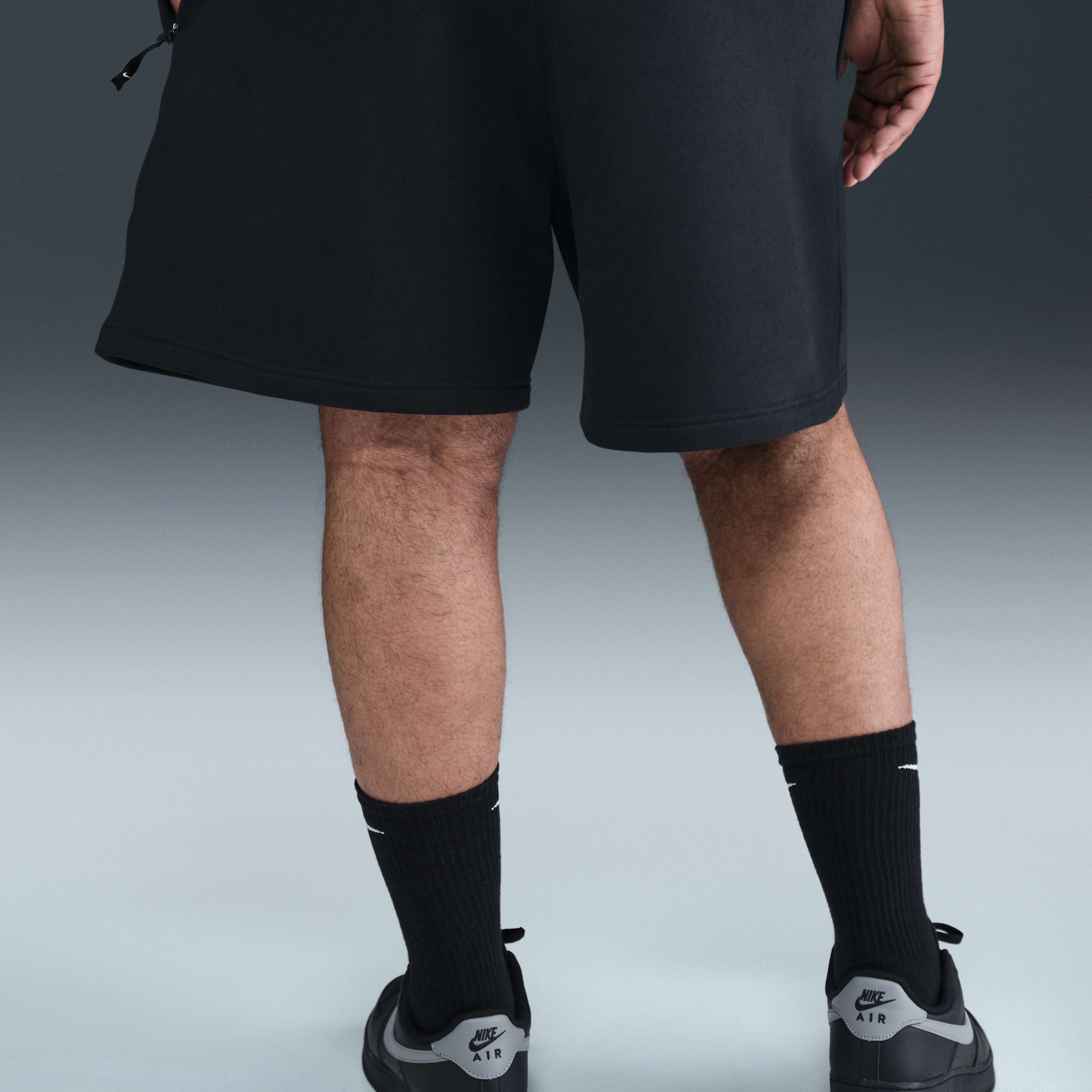 ★★Nike★★ Solo Swoosh French Terry Shorts M Black White D nike-solo-swoosh-ft-short-