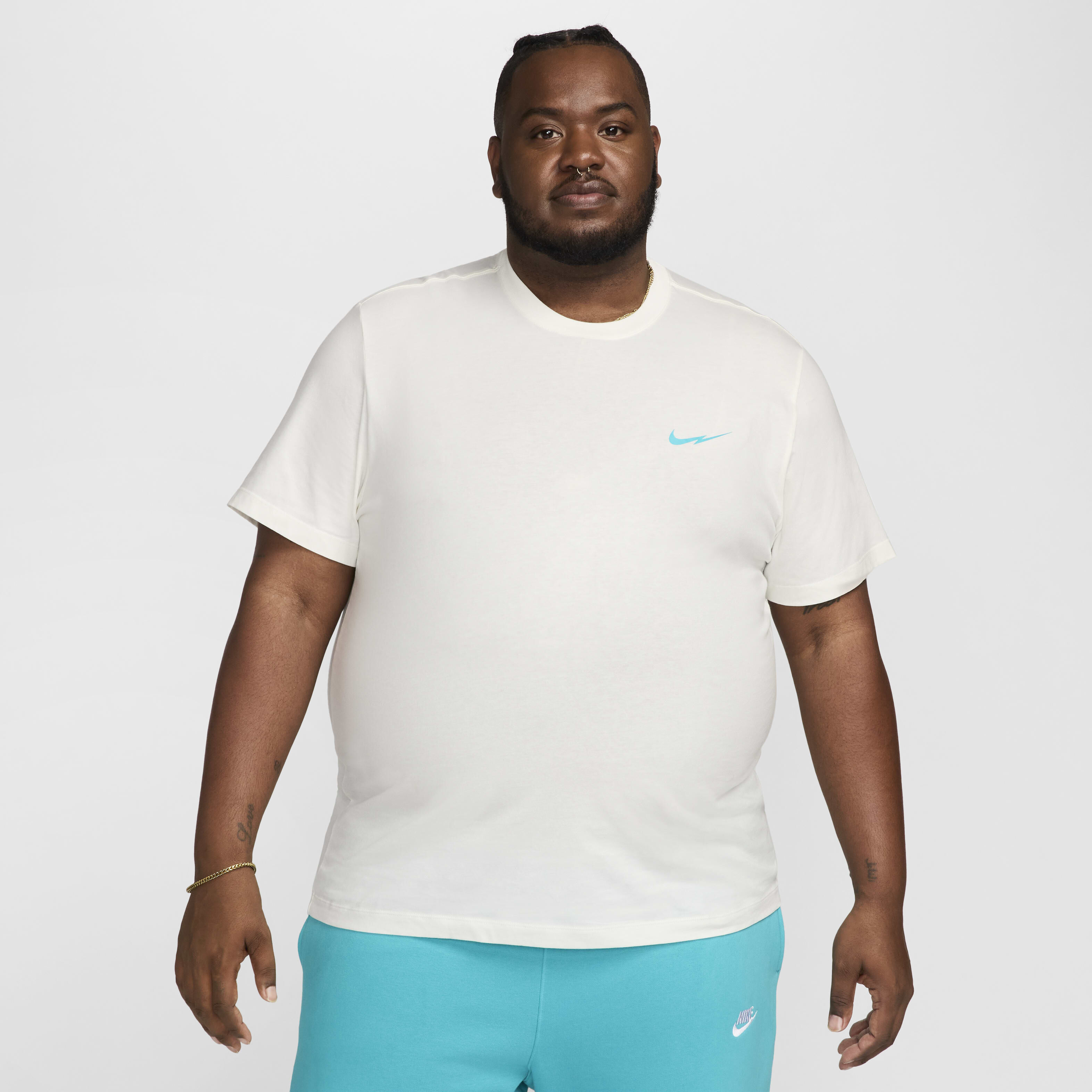 Tシャツ・カットソー Nike Sportswear Men's T-Shirt FV5712-133 NIKE AS M NSW TEE CLUB SSNL HBR FV5712-133 T-SHIRT SHORT