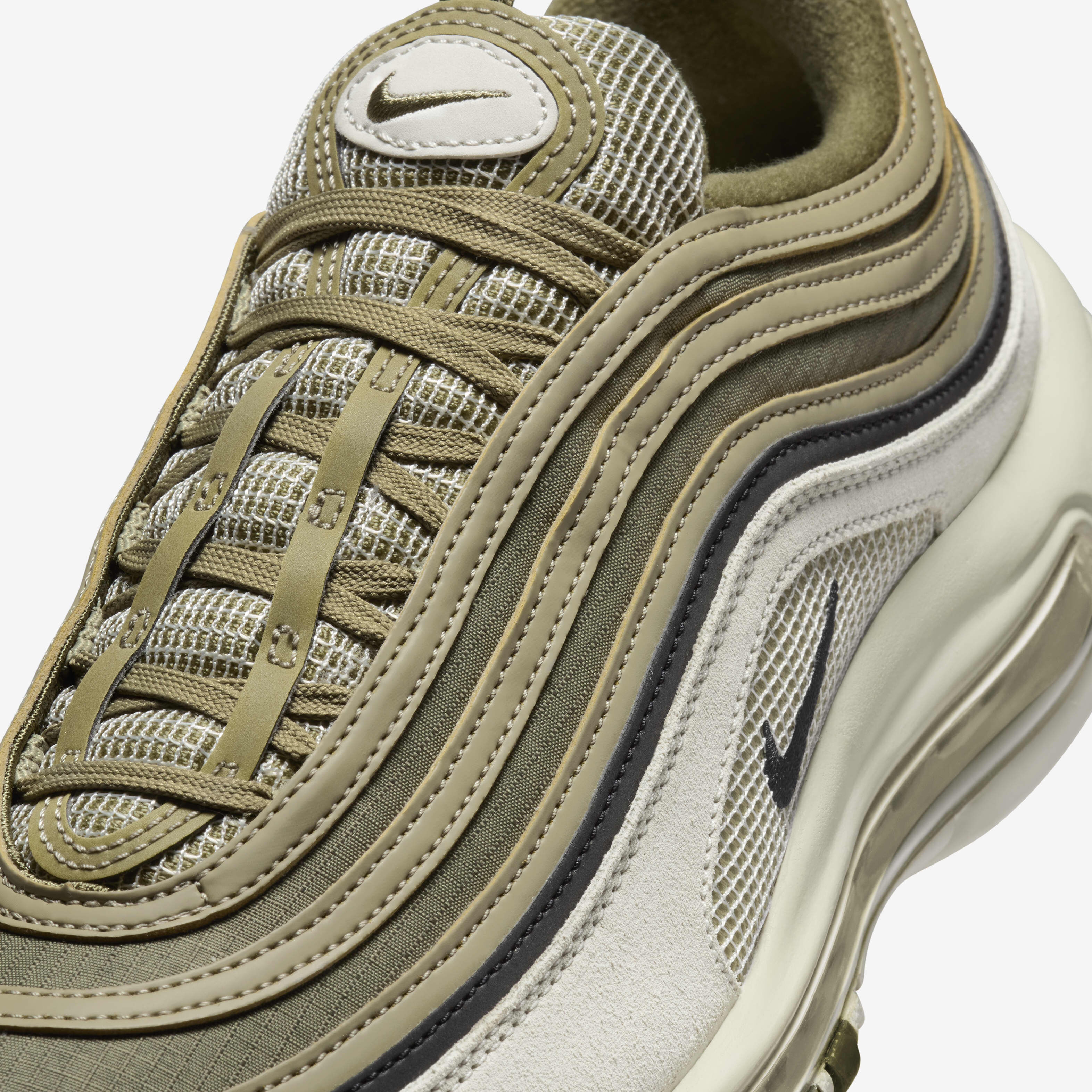 Khaki green nike 97 clearance