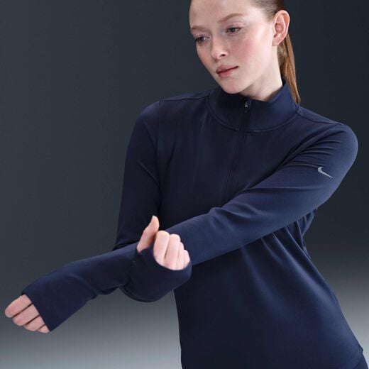 Women's T Shirts-Nike, Nike One, Women's Therma-FIT 1/2-Zip Mid Layer Women's T Shirts-Nike, Nike One, Women's Therma-FIT 1/2-Zip Mid Layer