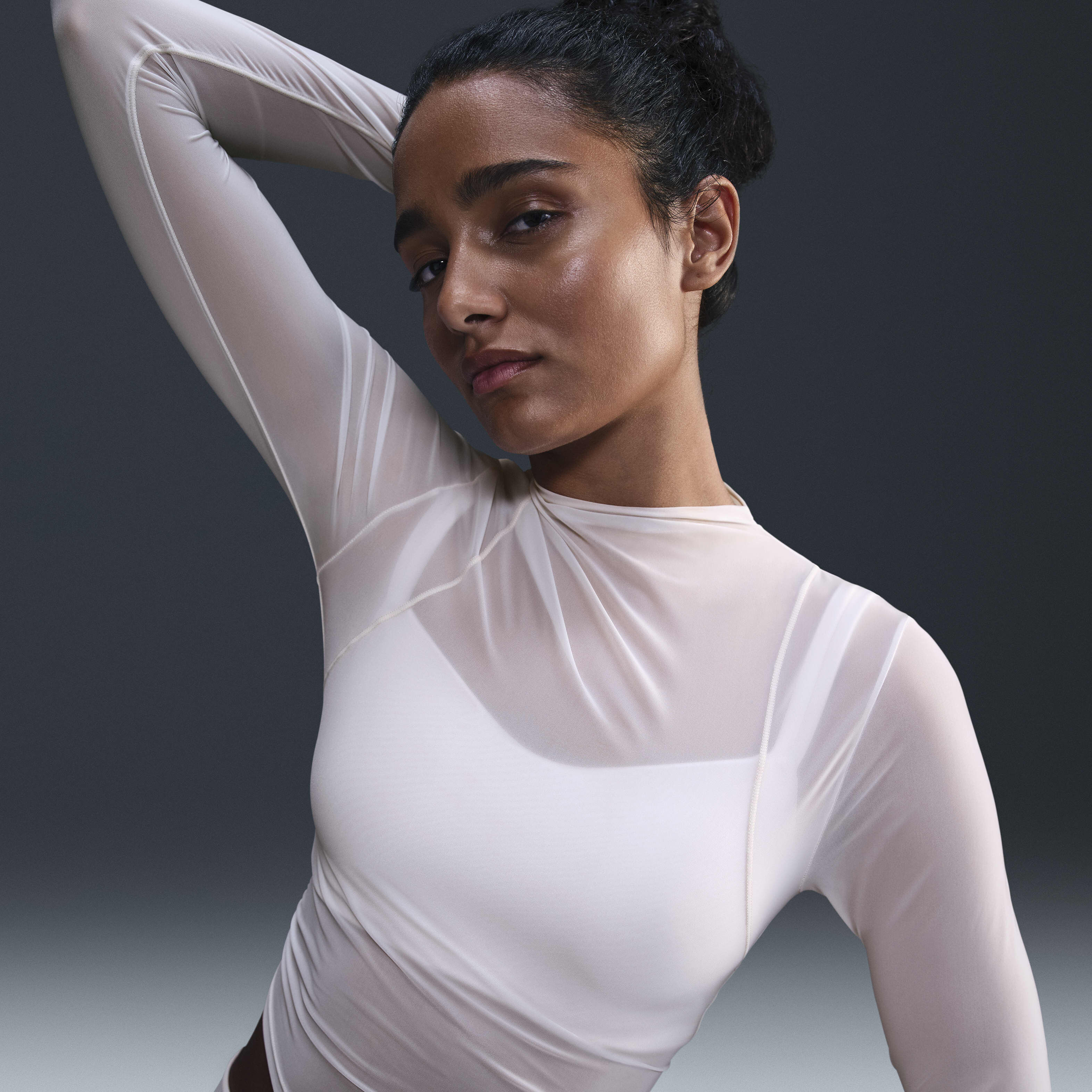 Buy Nike Zenvy Sheer Women's Dri-FIT Long-Sleeve Top - Light